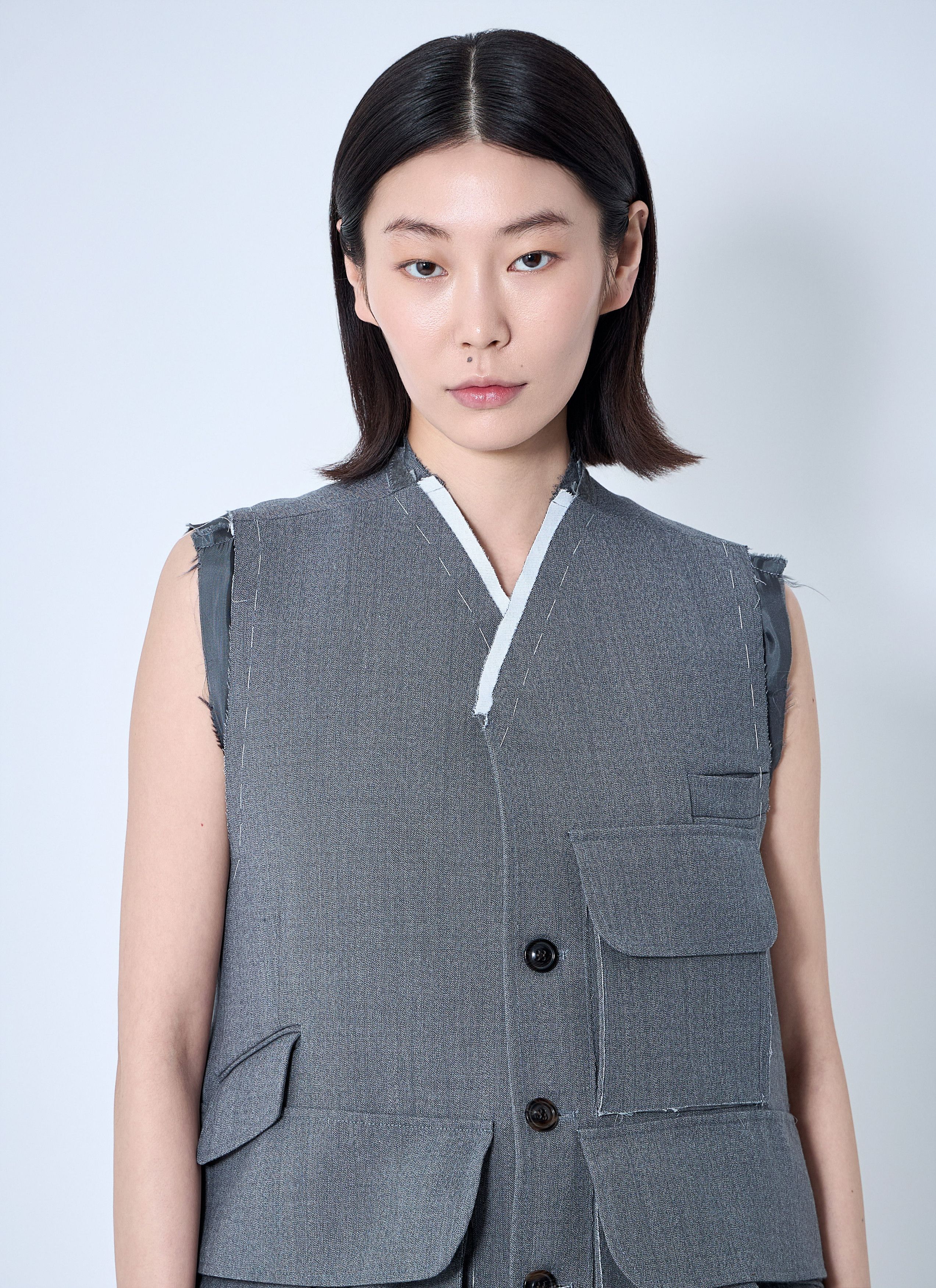 Maison Margiela Distressed Wool Waistcoat Size M / US 6-8 / IT 42-44 - 5 Thumbnail