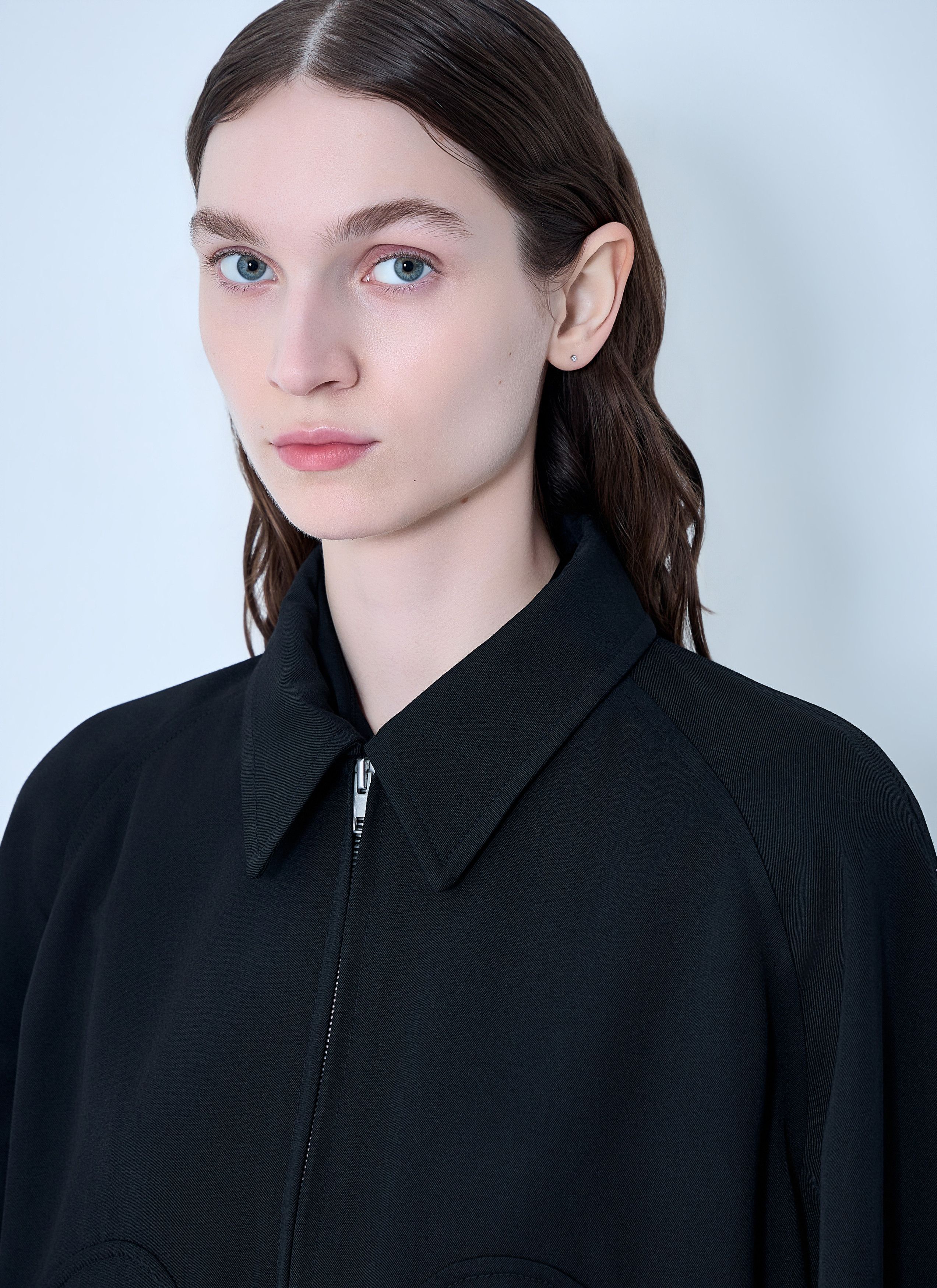 Maison Margiela Zip-Front Wool-Blend Jacket Size M / US 6-8 / IT 42-44 - 5 Thumbnail