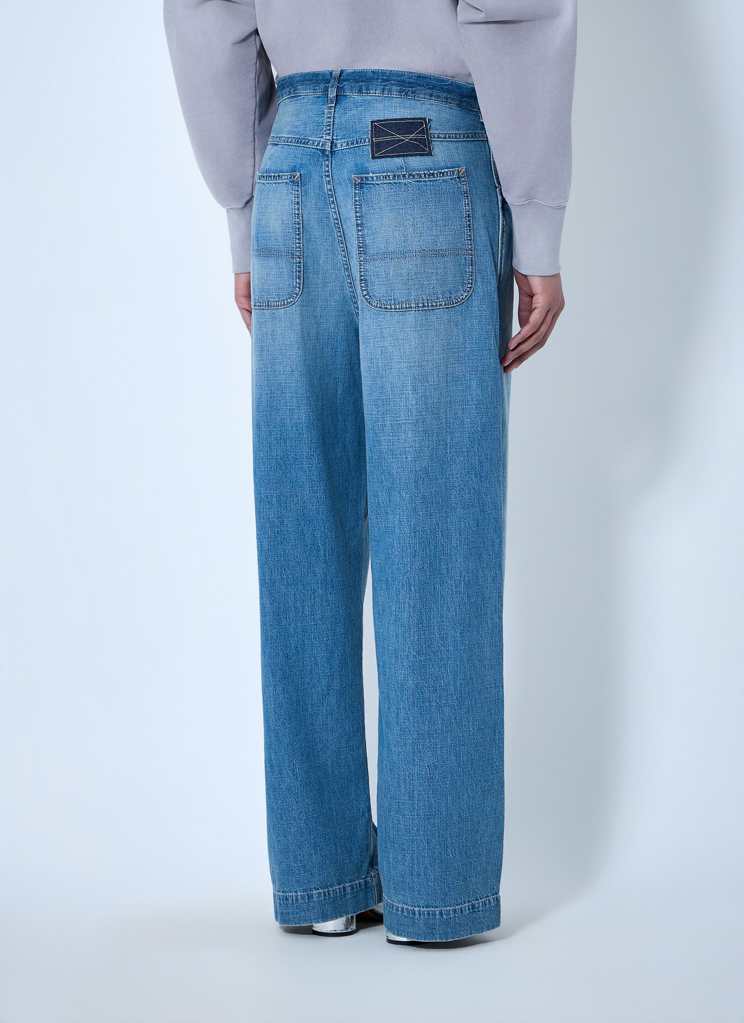 Maison Margiela Wide-Leg Denim Jeans Size 28" / US 6 / IT 42 - 4 Thumbnail