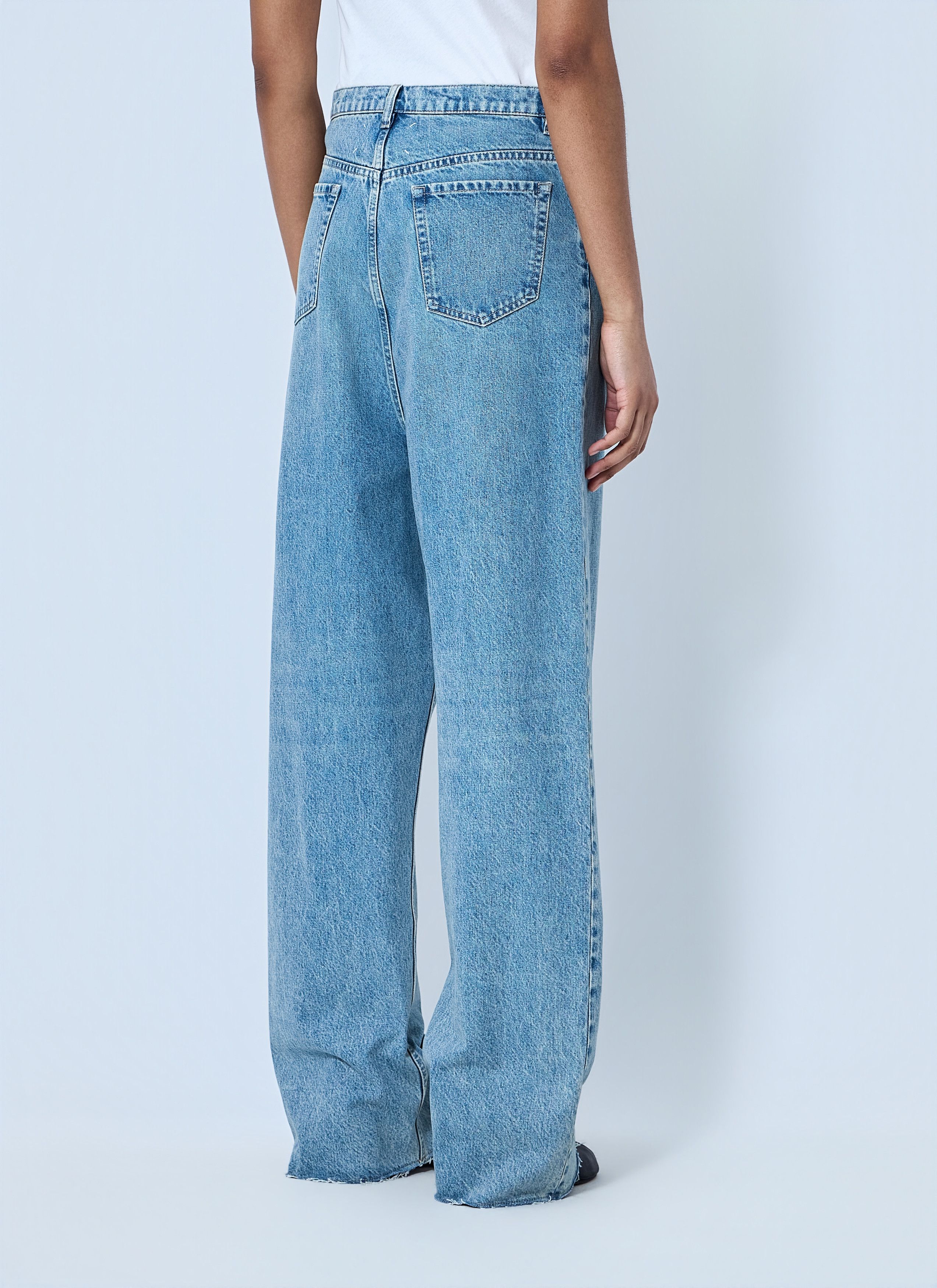 Maison Margiela Wide-Leg Denim Trousers Size 26" / US 2 / IT 38 - 4 Thumbnail