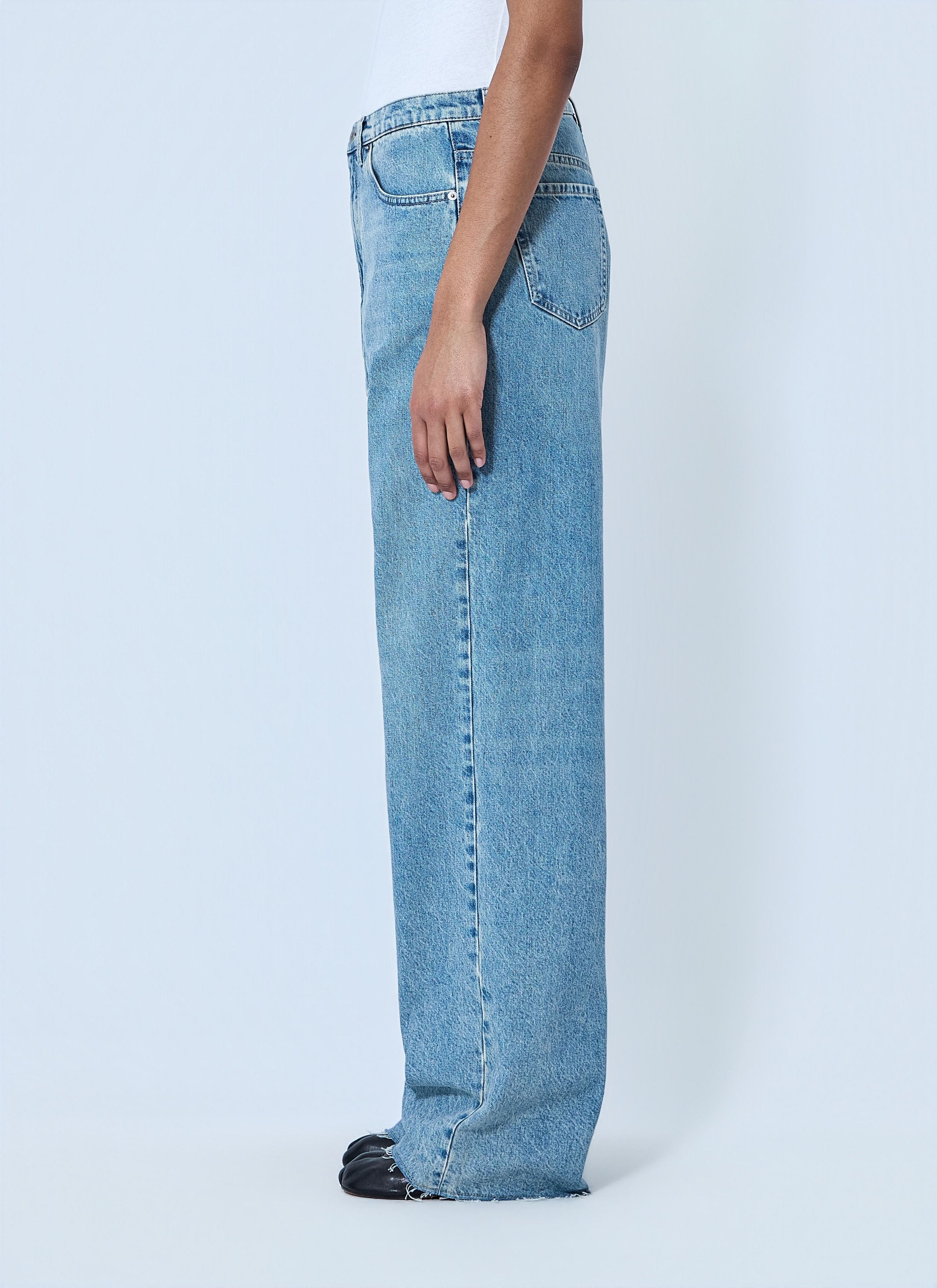 Maison Margiela Wide-Leg Denim Trousers Size 28" / US 6 / IT 42 - 3 Thumbnail