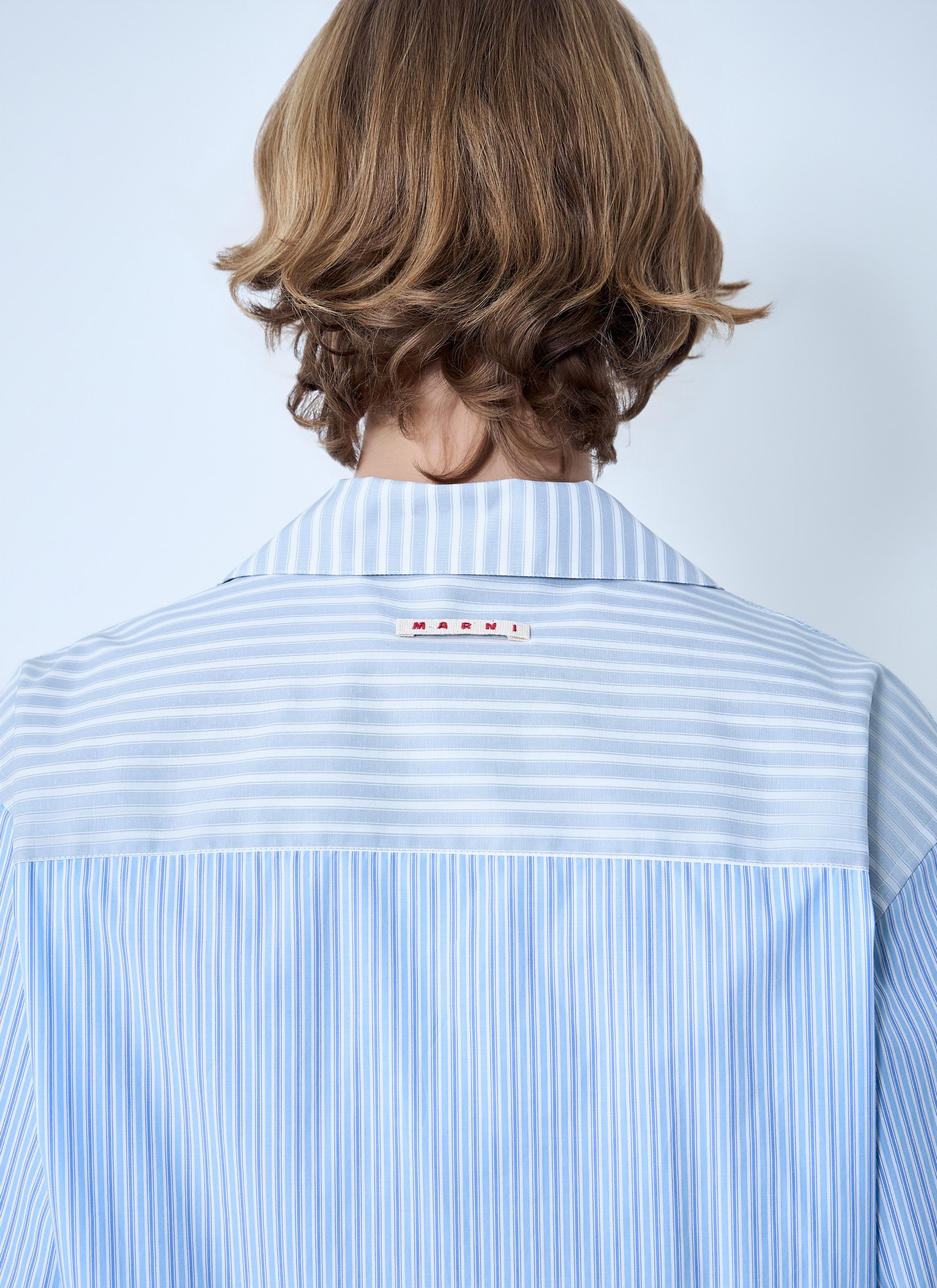 Marni Striped Cotton Poplin Shirt Size US XL / EU 56 / 4 - 6 Thumbnail