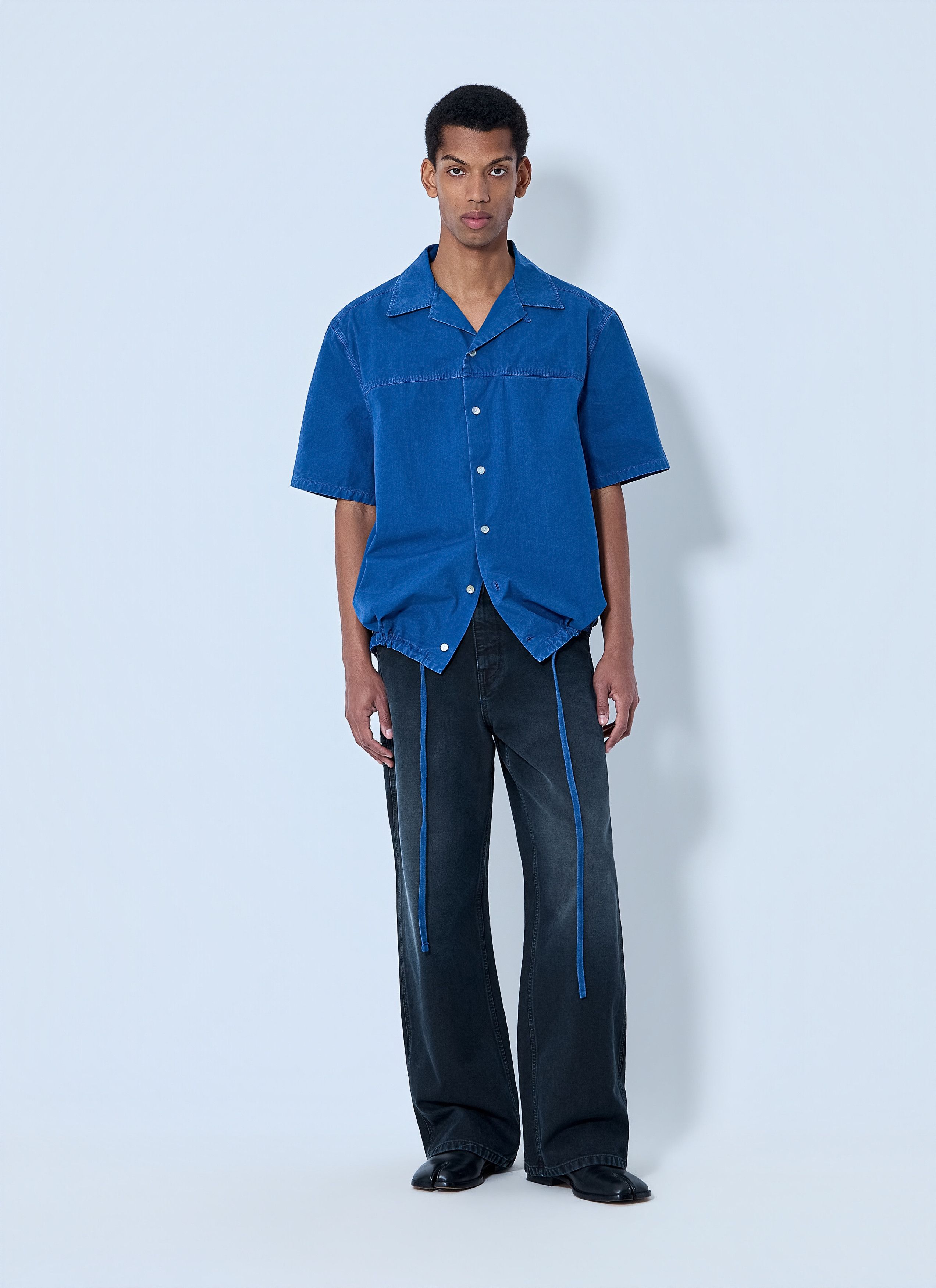 Marni Cotton Poplin Short-Sleeve Shirt Size US L / EU 52-54 / 3 - 2 Thumbnail