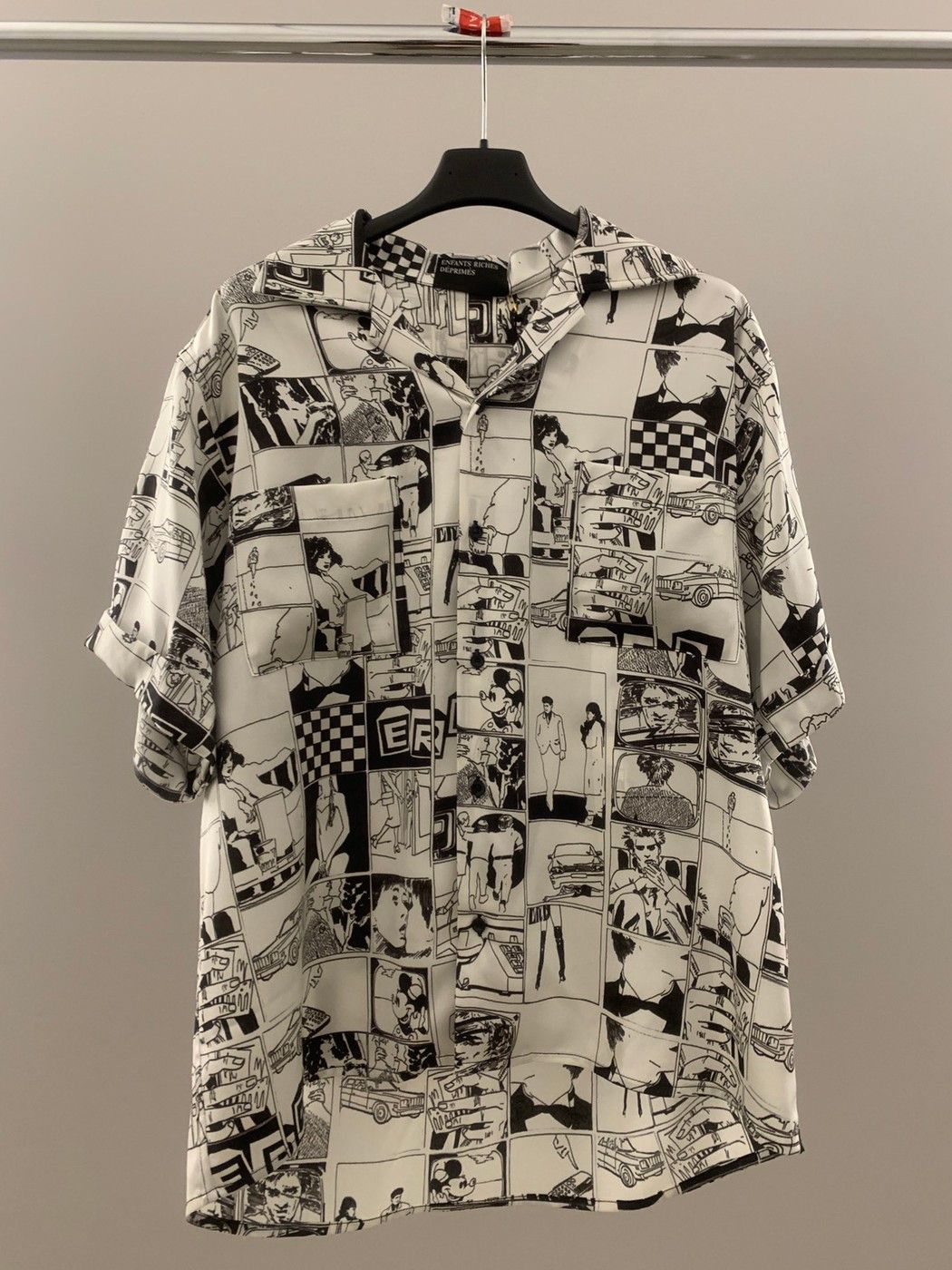 トップス Enfants Riches Deprimes ANIME SILK SHIRT Silk shirt Enfants Riches Deprimes Black size M