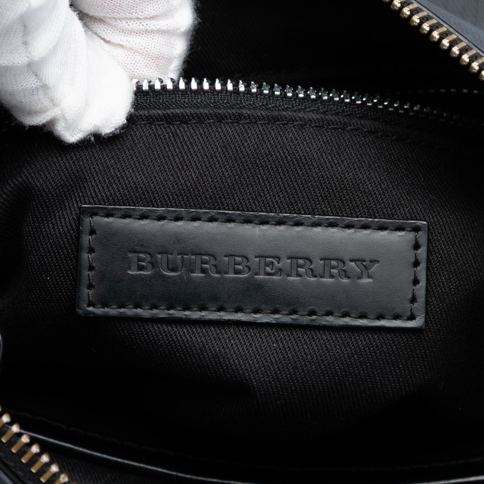 Burberry Smoke Check Coated Canvas Beckley Crossbody Size ONE SIZE - 5 Thumbnail