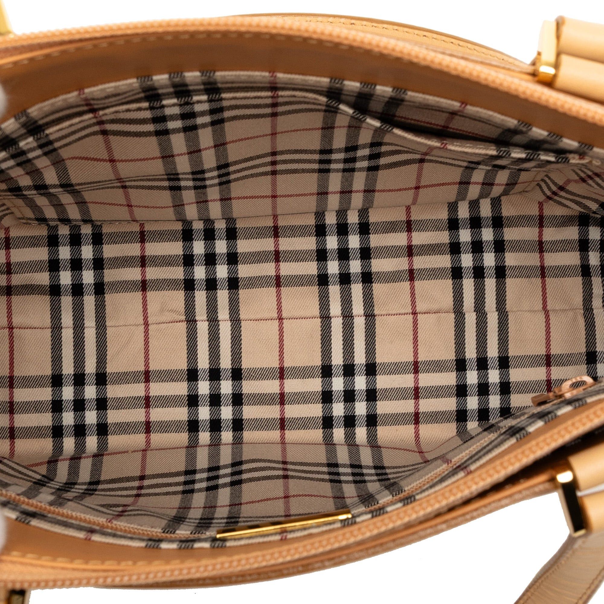 Burberry Leather Tote Size ONE SIZE - 4 Thumbnail