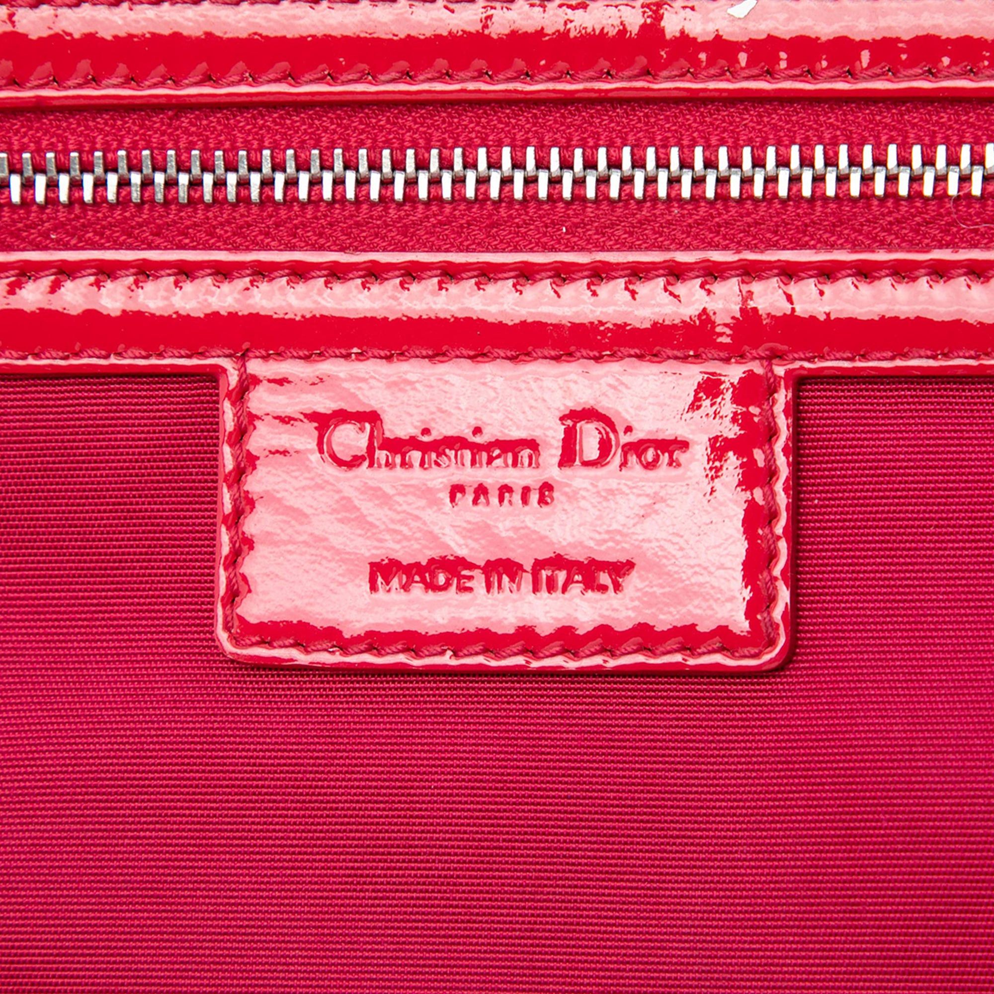 Dior Large Patent Cannage Lady Dior Soft Shopping Tote Size ONE SIZE - 5 Thumbnail