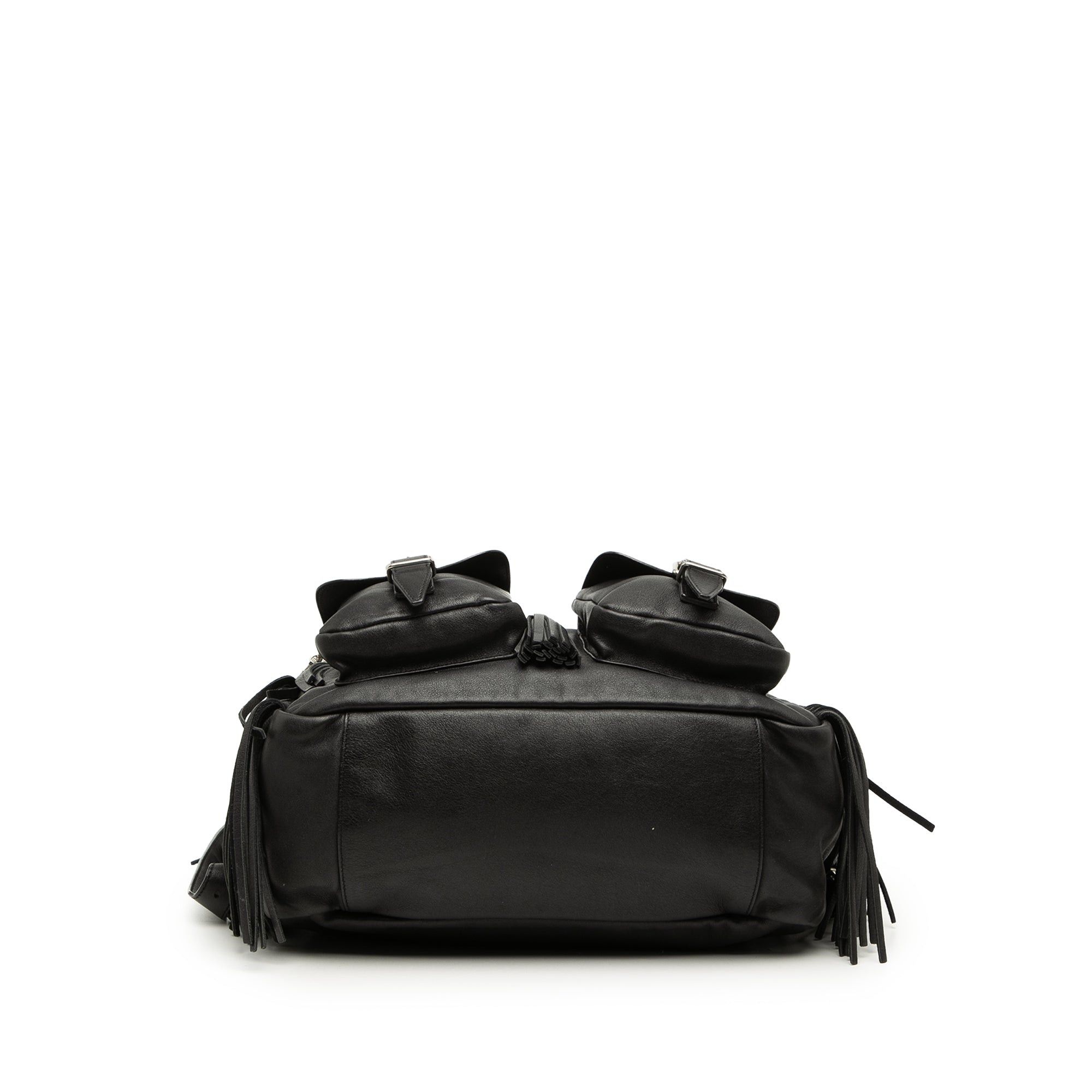 Saint Laurent Paris Calfskin Fringe Festival Backpack Size ONE SIZE - 3 Thumbnail