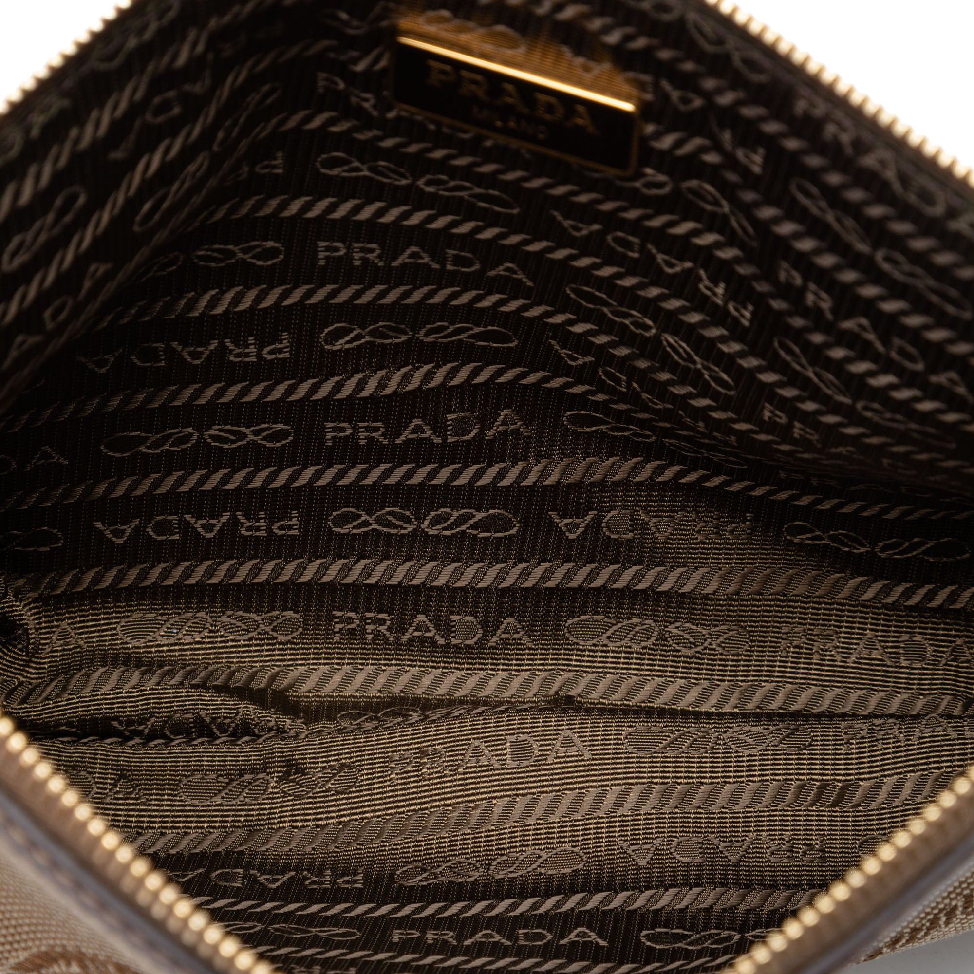 Prada Canvas Canapa Logo Bow Shoulder Bag Size ONE SIZE - 4 Thumbnail