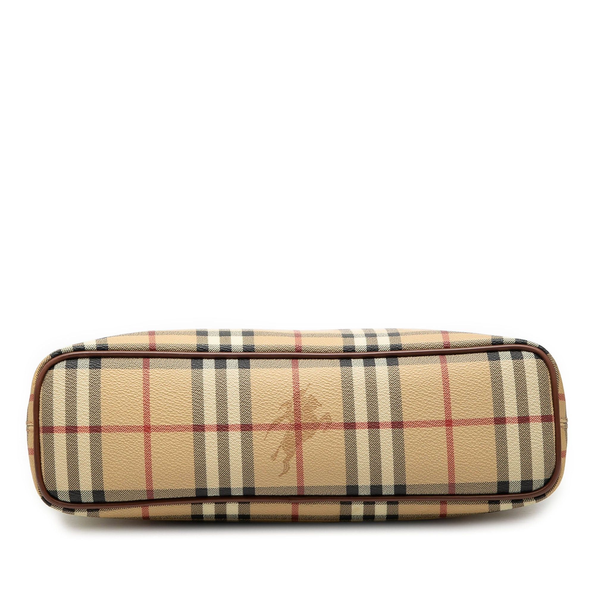 Burberry Haymarket Check Coated Canvas Tote Size ONE SIZE - 3 Thumbnail