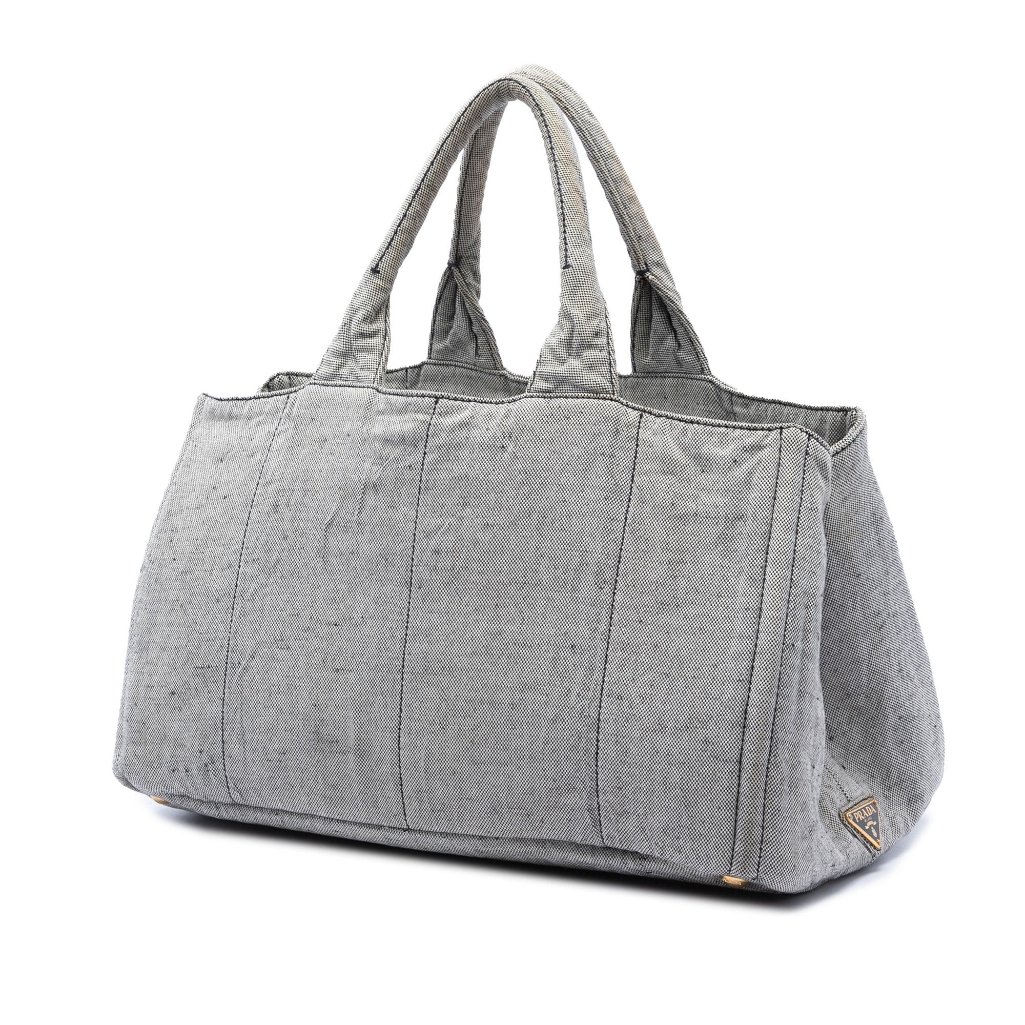 Prada Large Canvas Canapa Logo Satchel Size ONE SIZE - 2 Thumbnail