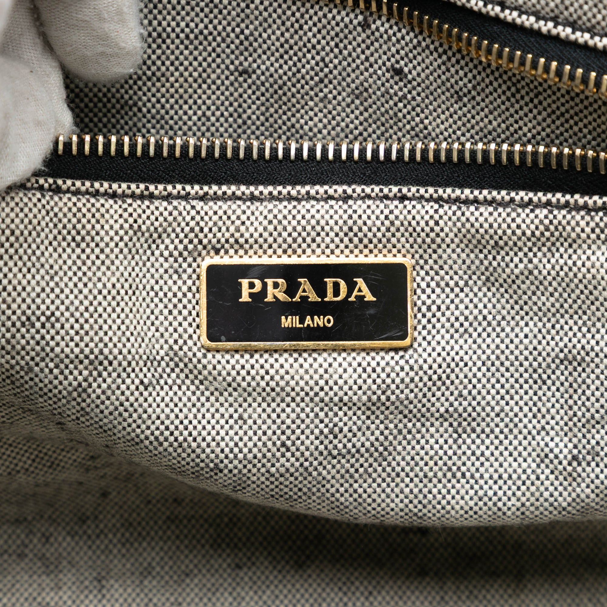 Prada Large Canvas Canapa Logo Satchel Size ONE SIZE - 5 Thumbnail