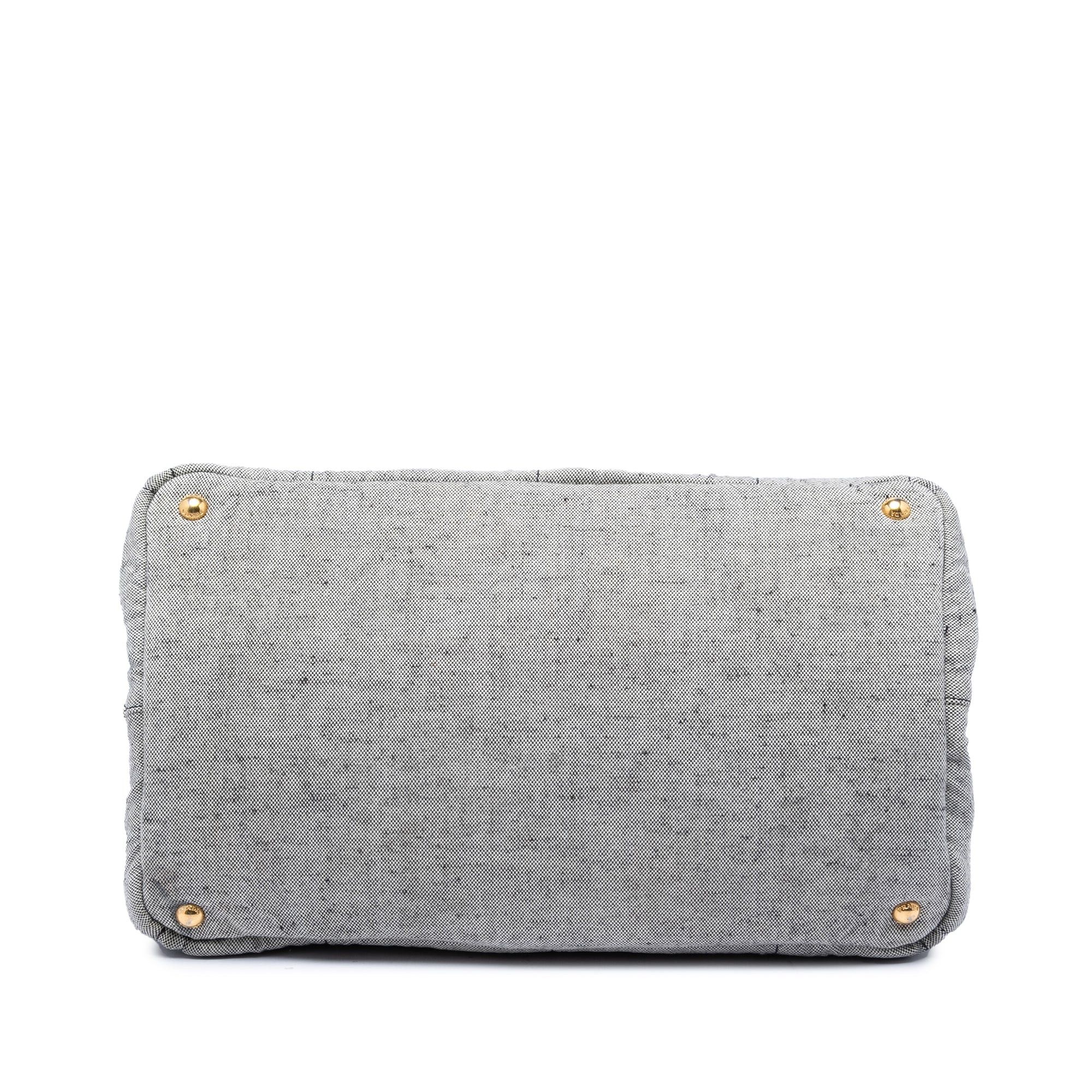 Prada Large Canvas Canapa Logo Satchel Size ONE SIZE - 3 Thumbnail