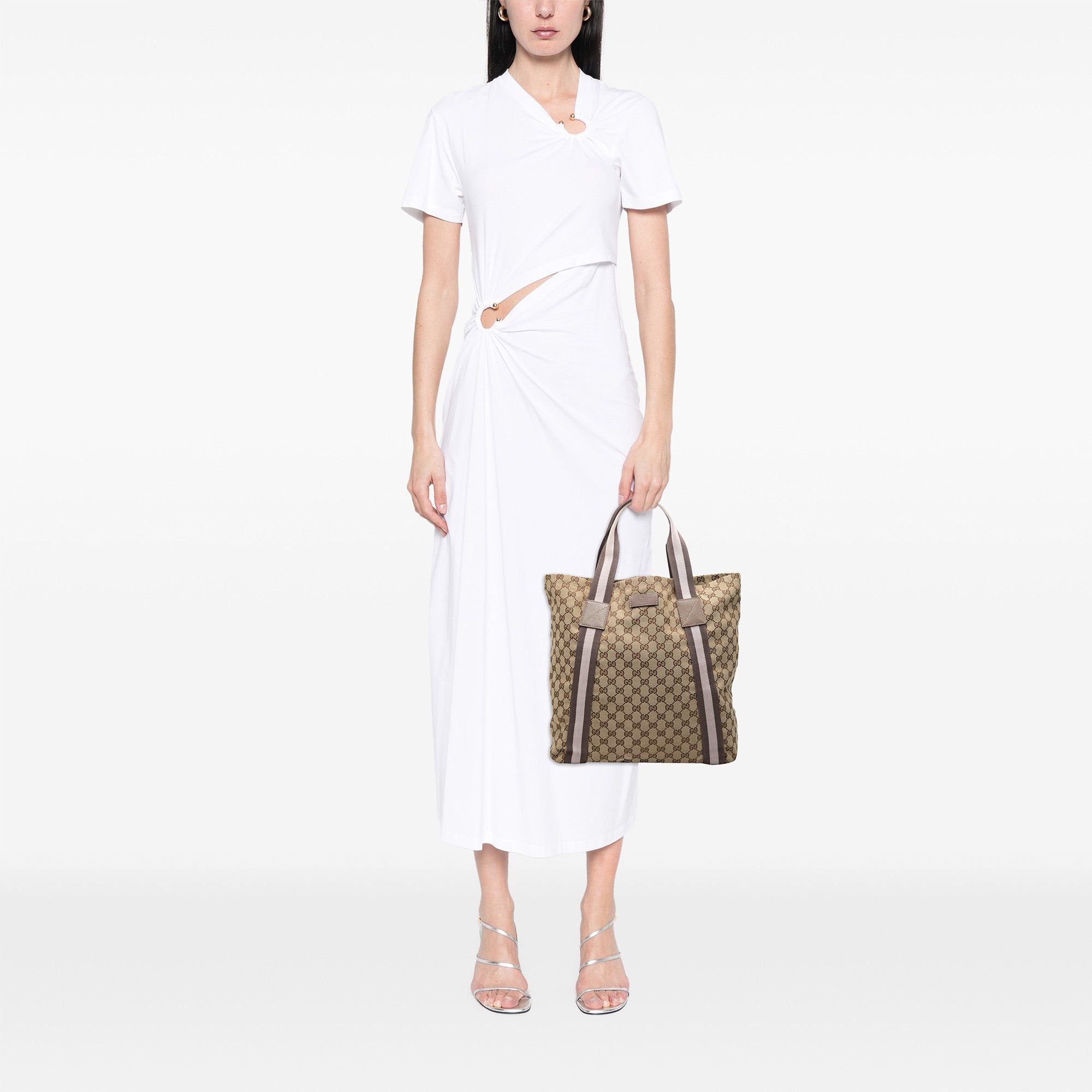 Gucci GG Canvas Web Tote Size ONE SIZE - 7 Thumbnail