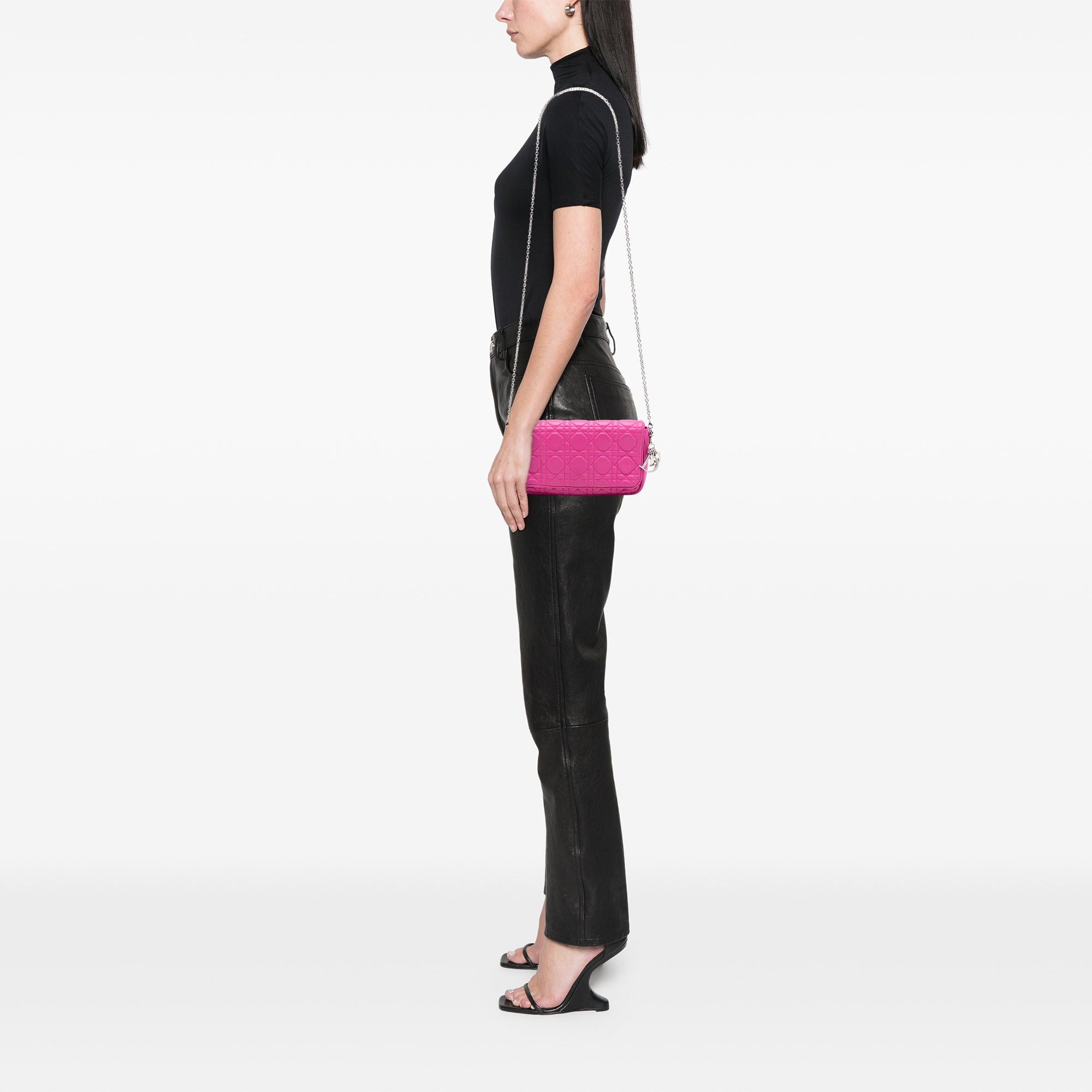 Dior Lambskin Cannage Chain Pochette Size ONE SIZE - 6 Thumbnail