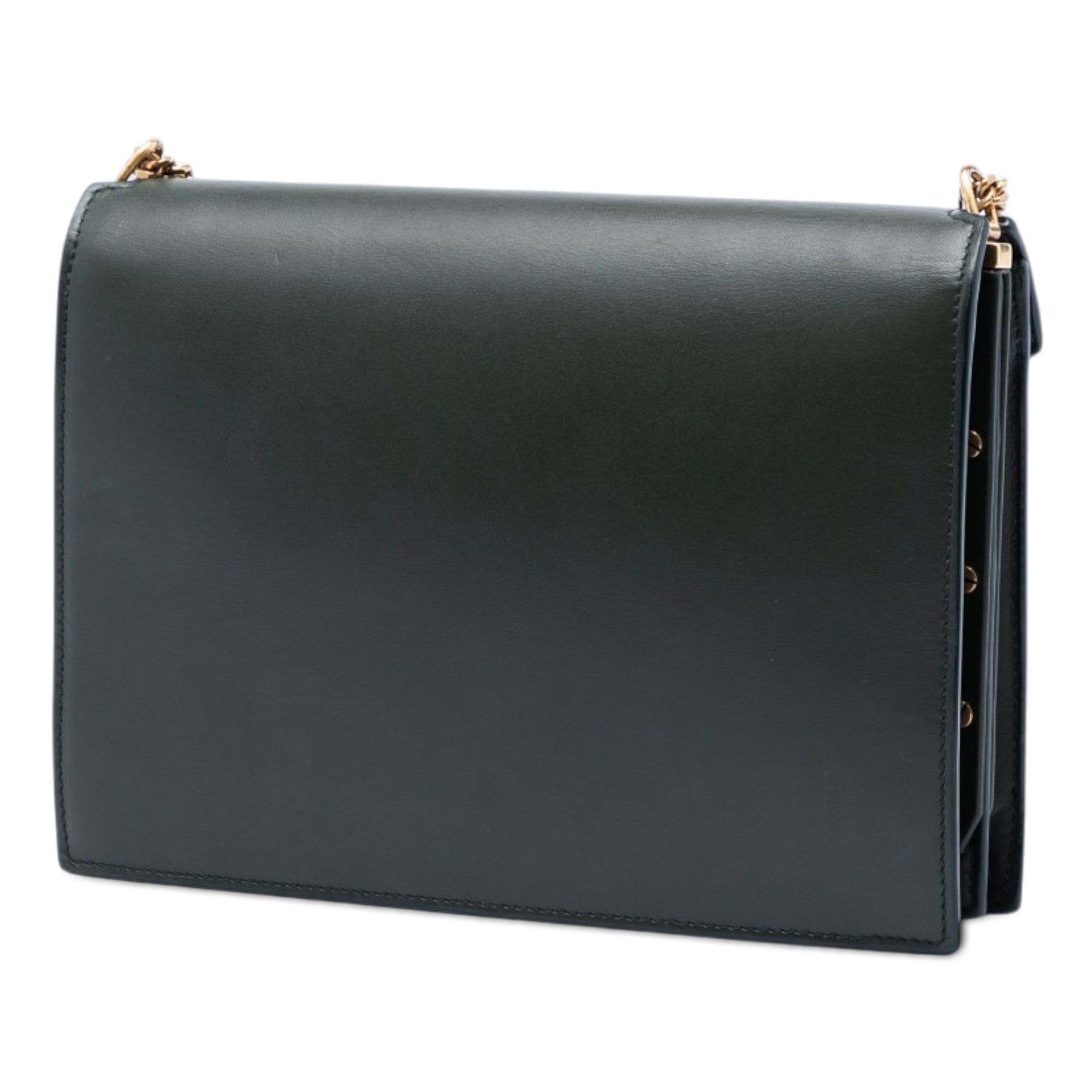 Saint Laurent Paris Suede and Calfskin Monogram Cassandra Clasp Bag Size ONE SIZE - 2 Thumbnail