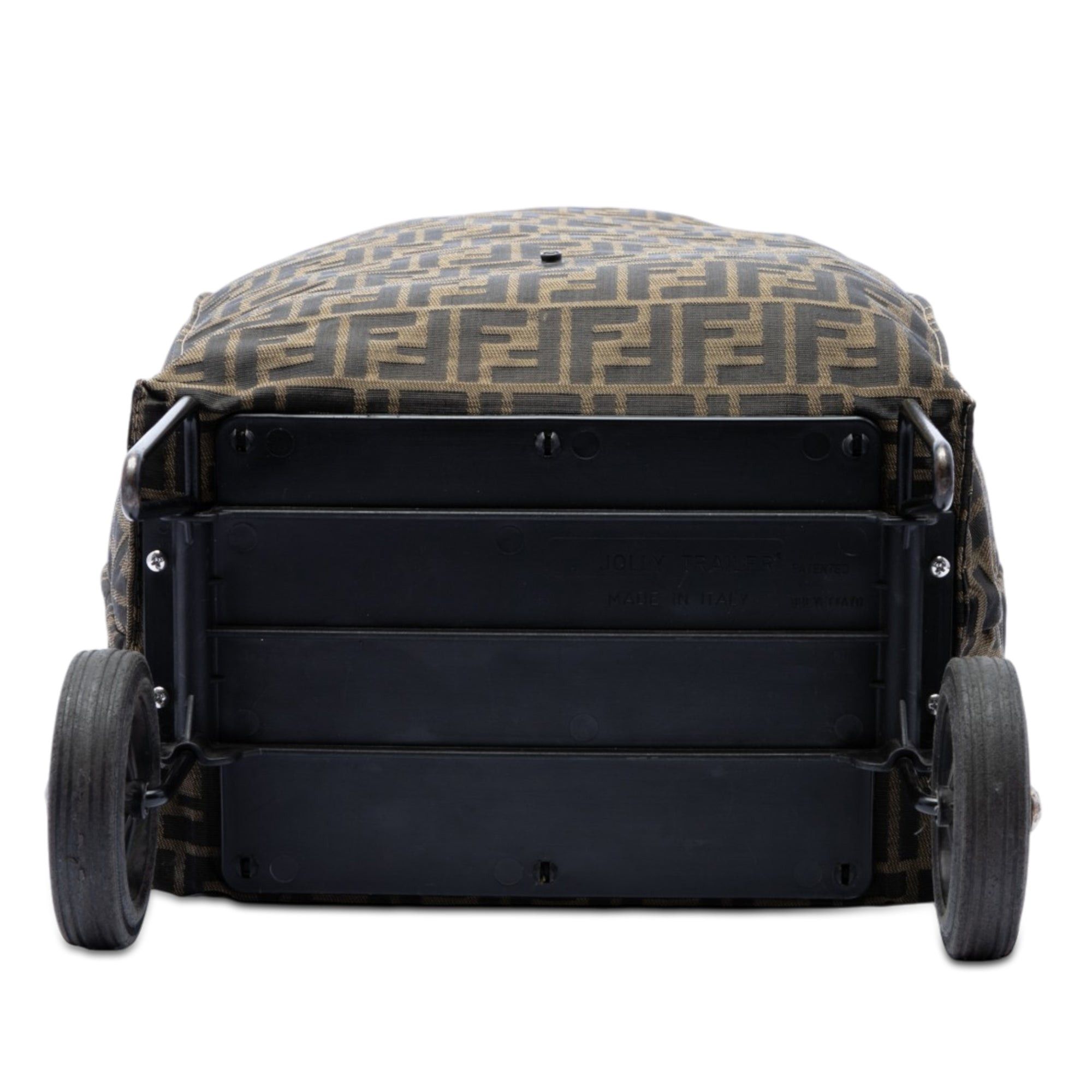 Fendi Zucca Canvas Foldable Jolly Trailer Rolling Cart Size ONE SIZE - 3 Thumbnail