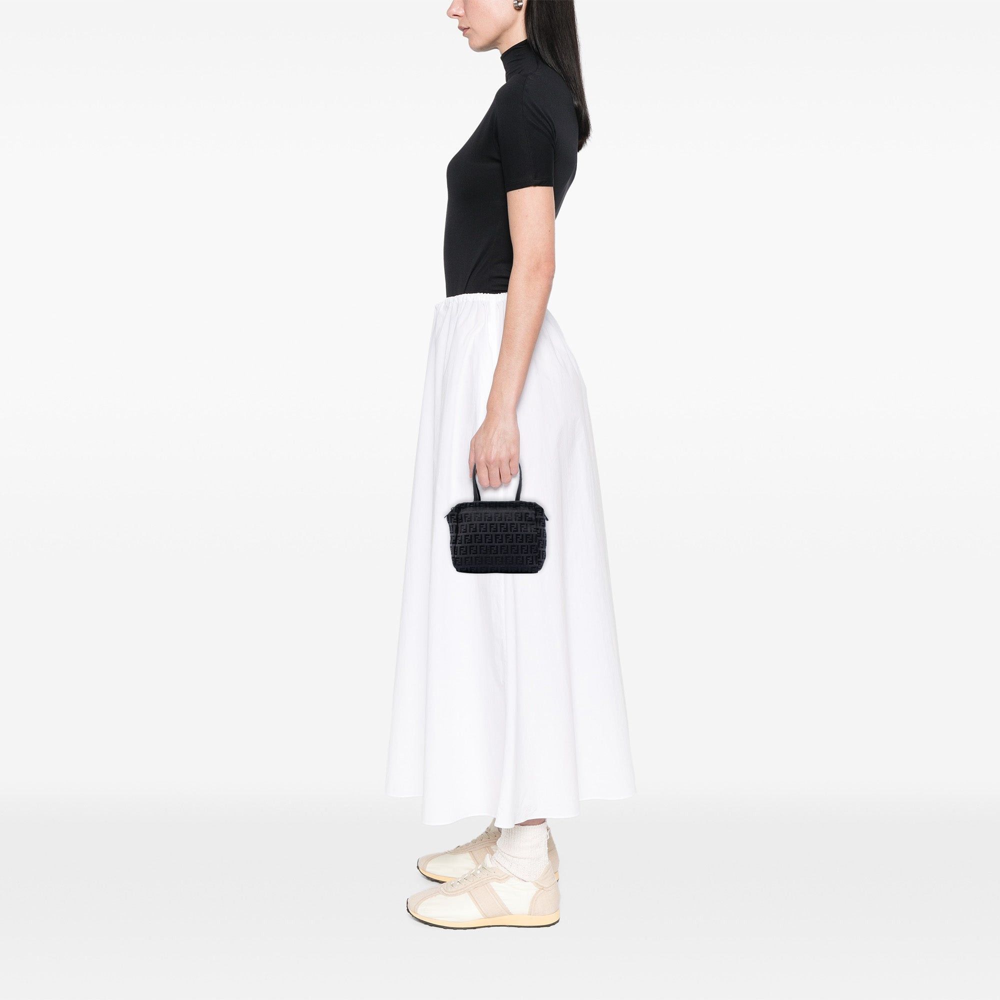 Fendi Zucchino Canvas Handbag Size ONE SIZE - 5 Thumbnail