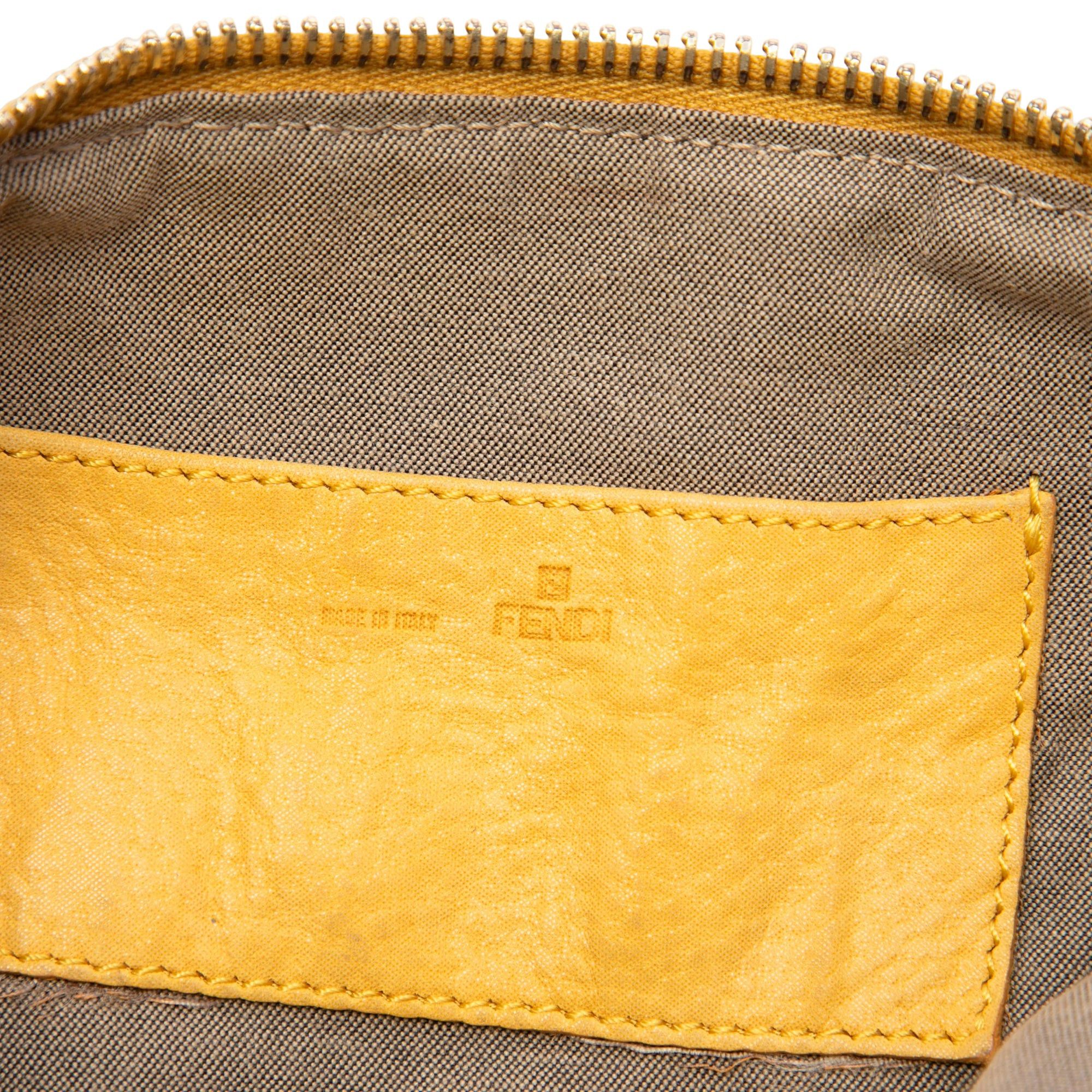 Fendi Pleated Nubuck FF Chain Pochette Size ONE SIZE - 6 Thumbnail