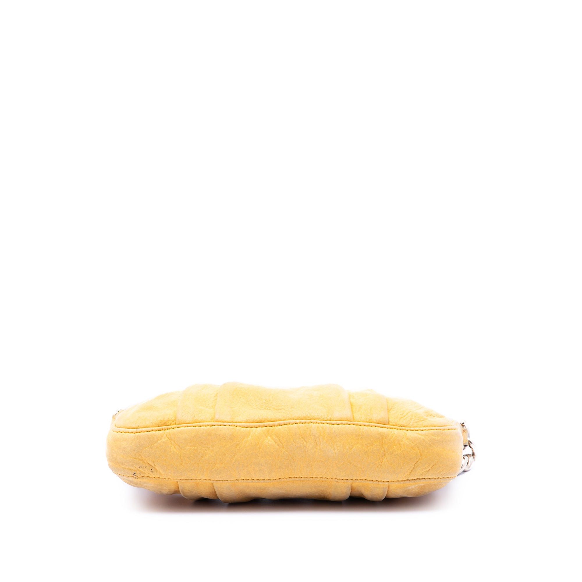 Fendi Pleated Nubuck FF Chain Pochette Size ONE SIZE - 3 Thumbnail