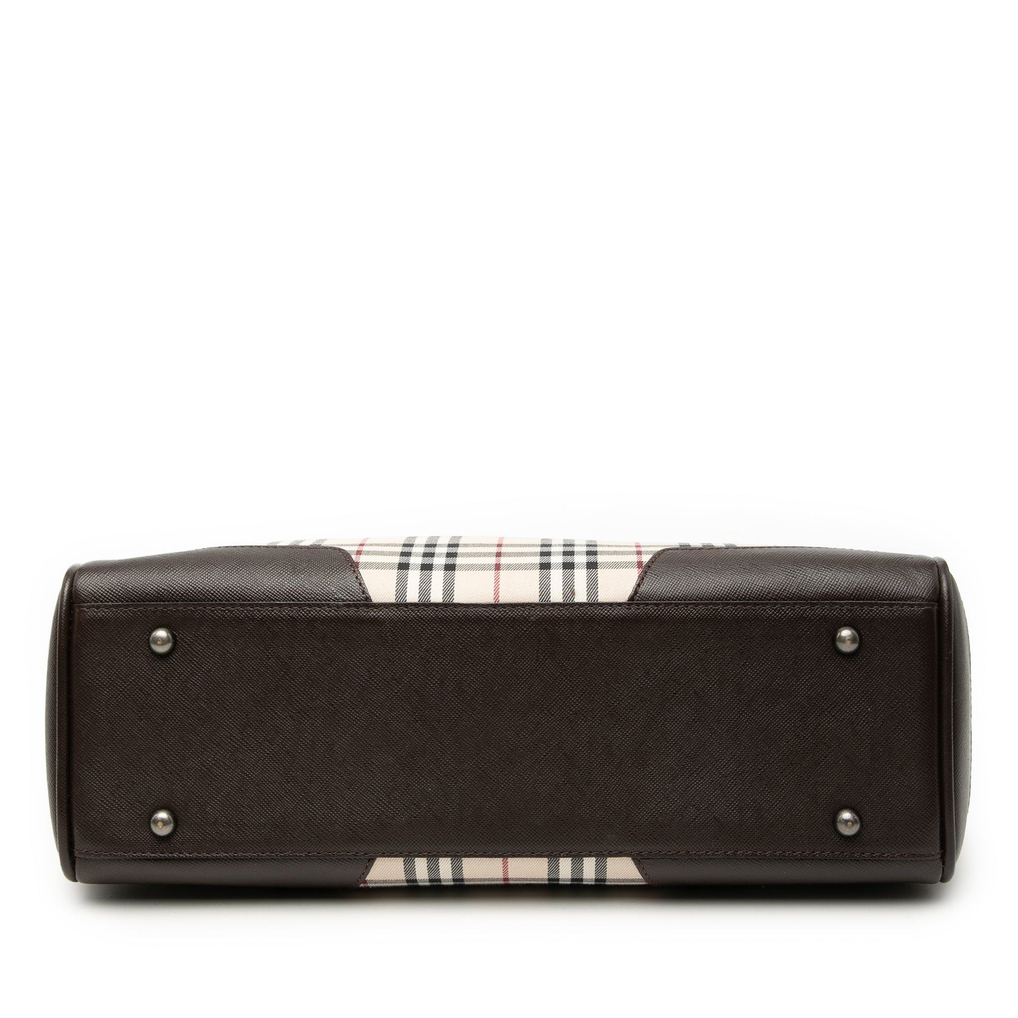 Burberry House Check Canvas Tote Size ONE SIZE - 3 Thumbnail