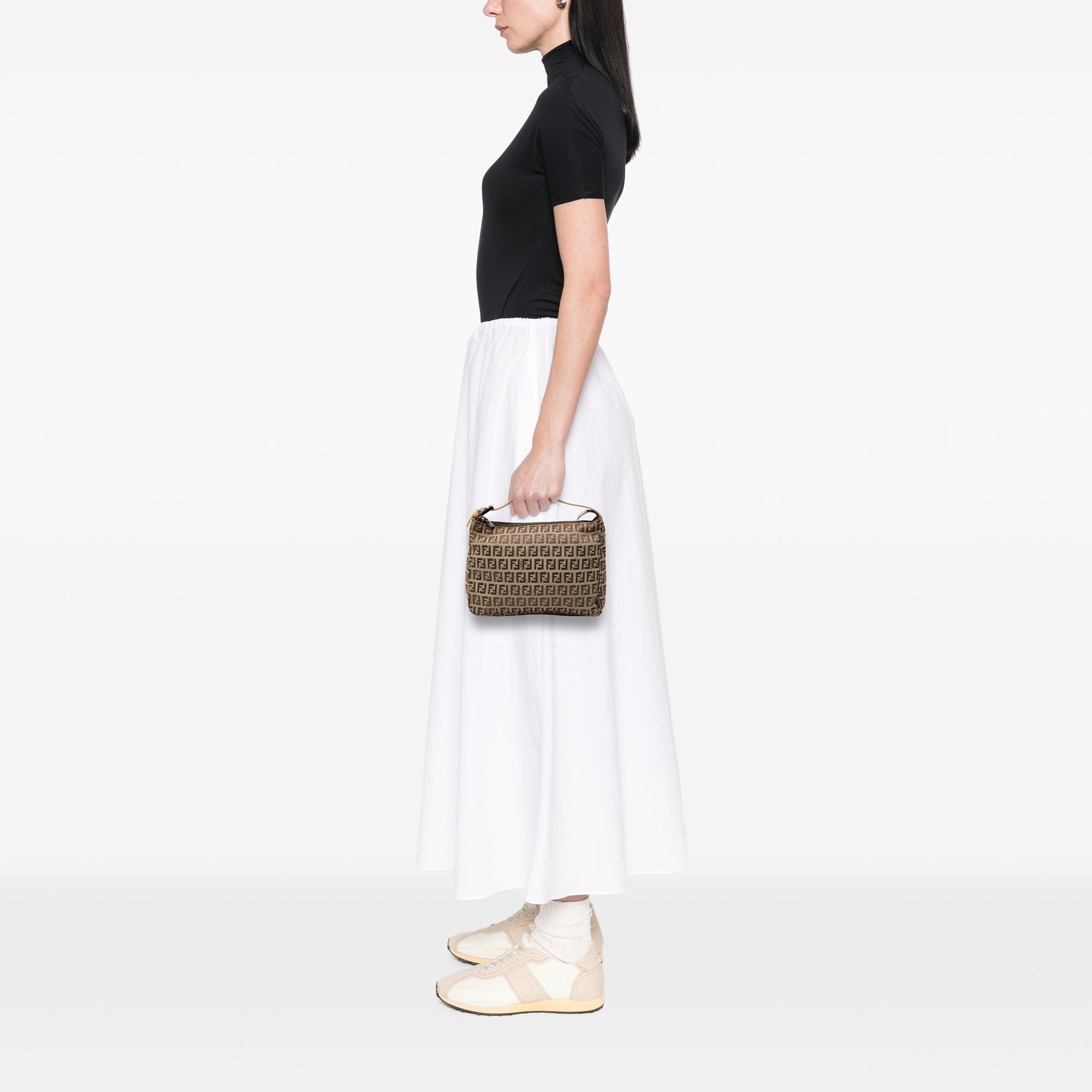 Fendi Zucchino Canvas Handbag Size ONE SIZE - 7 Thumbnail