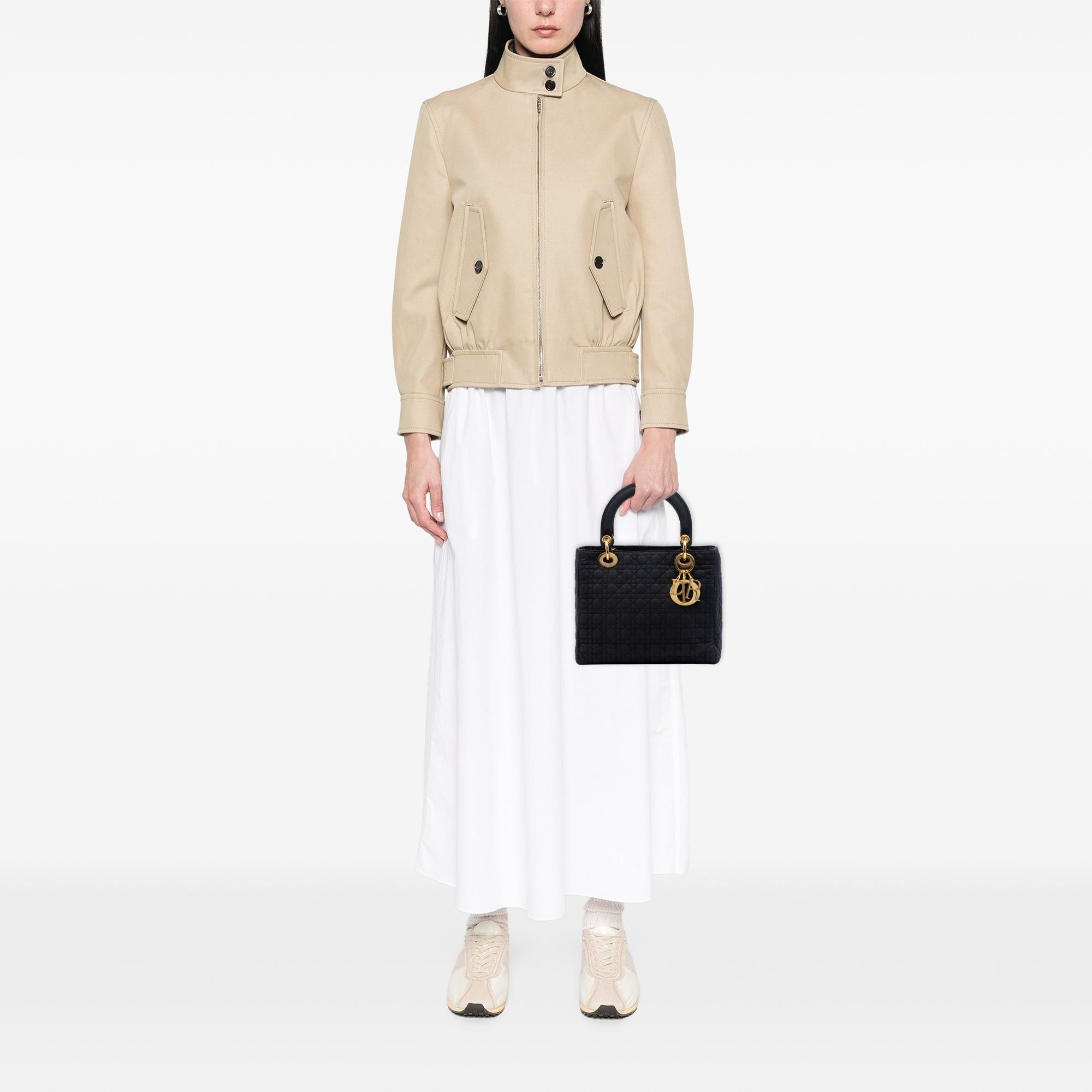 Dior Medium Nylon Microcannage Lady Dior Size ONE SIZE - 6 Thumbnail