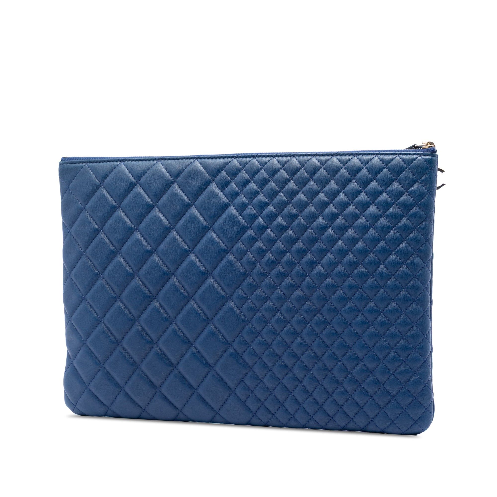 Chanel Large Bi Quilted Lambskin O Case Clutch Size ONE SIZE - 2 Thumbnail