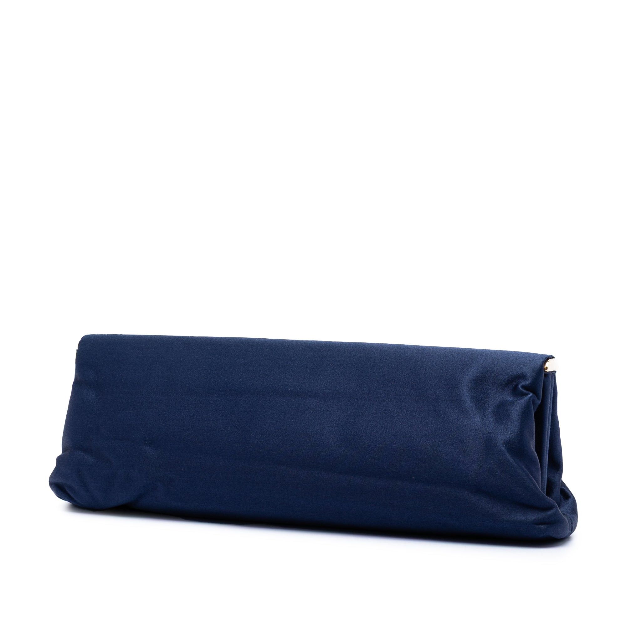 Prada Satin East West Frame Clutch Size ONE SIZE - 2 Thumbnail