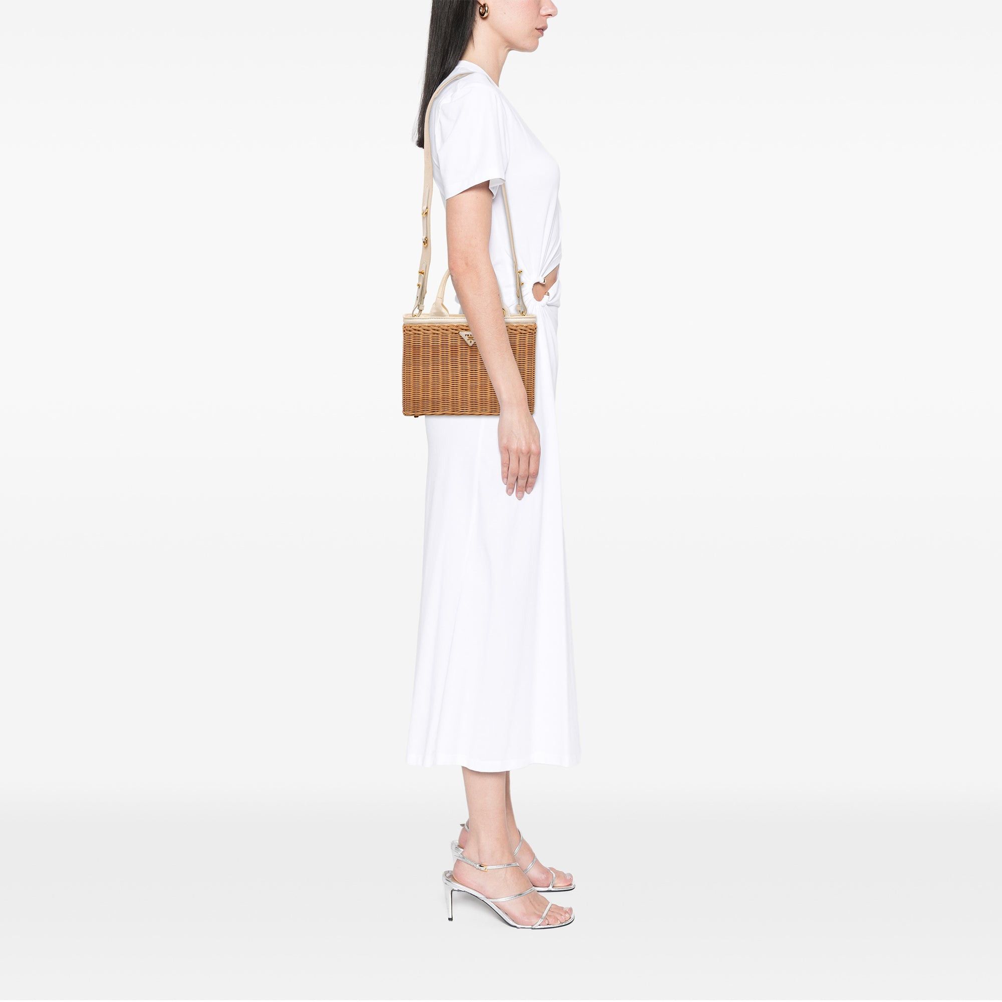Prada Wicker Satchel Size ONE SIZE - 7 Thumbnail