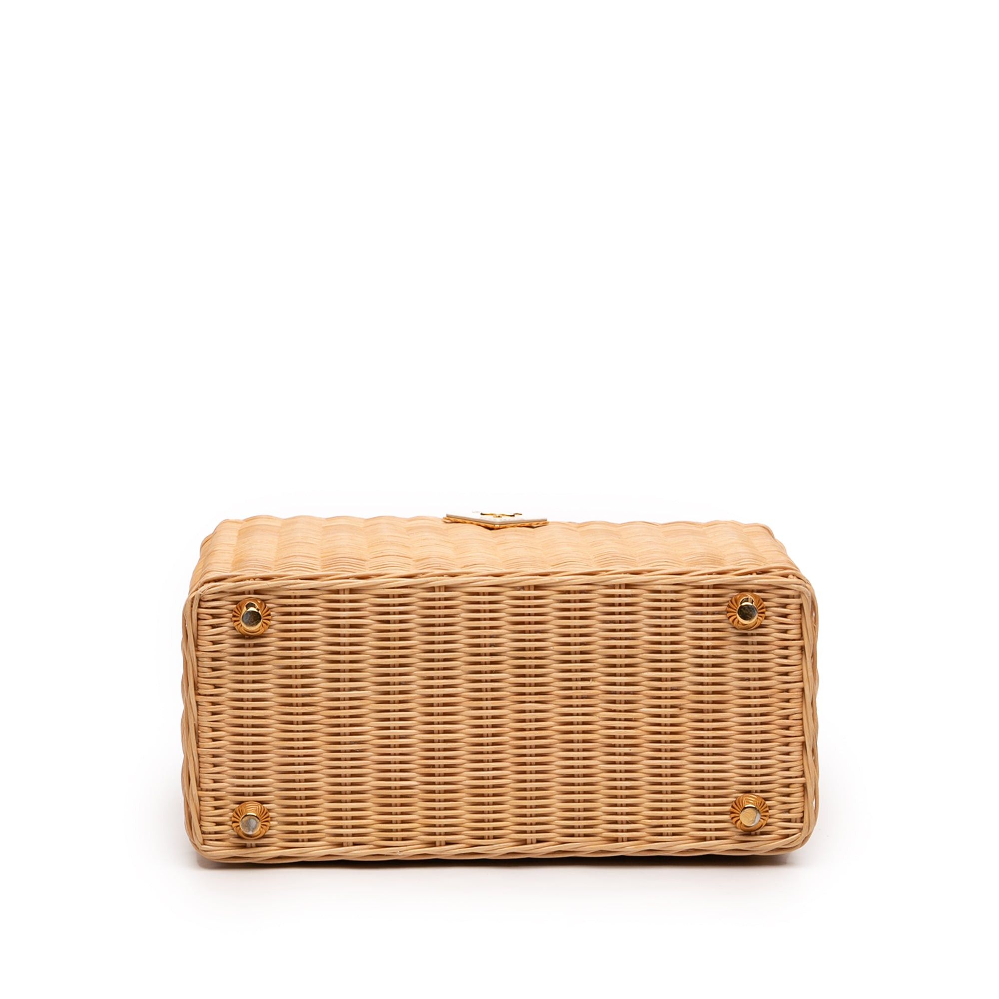 Prada Wicker Satchel Size ONE SIZE - 3 Thumbnail
