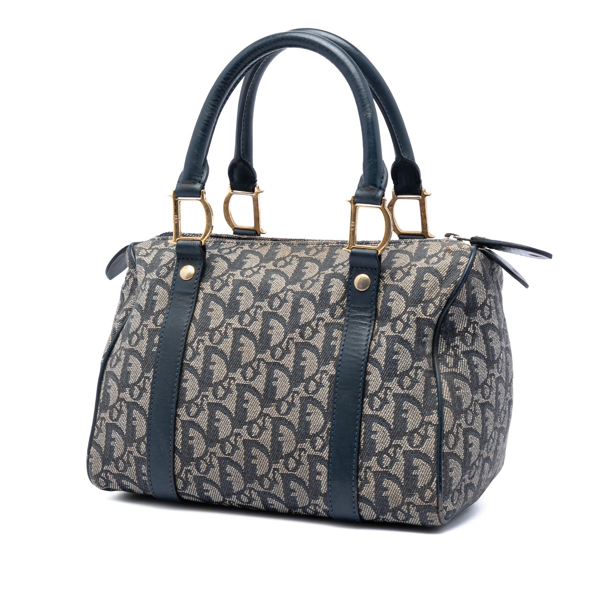 Dior Small Diorissimo Trotter Canvas Boston Bag Size ONE SIZE - 2 Thumbnail