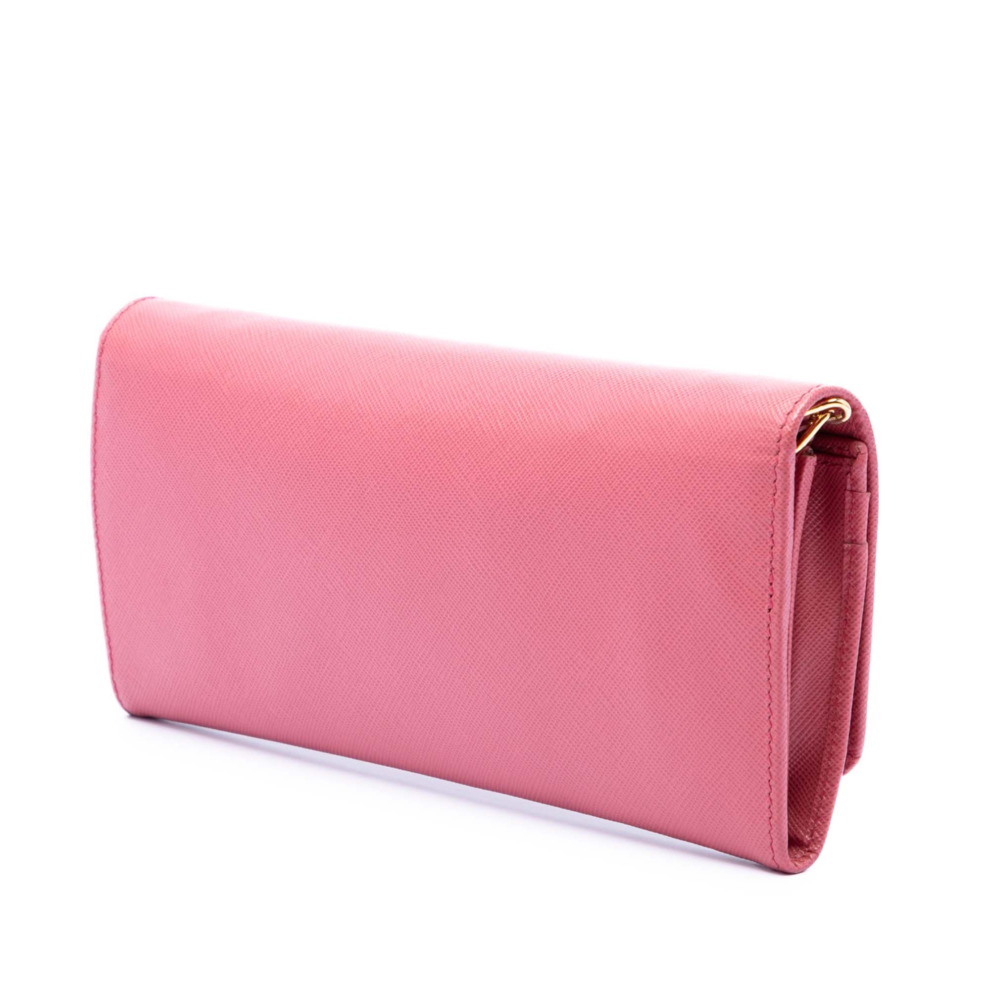 Prada Saffiano Wallet On Chain Size ONE SIZE - 2 Thumbnail