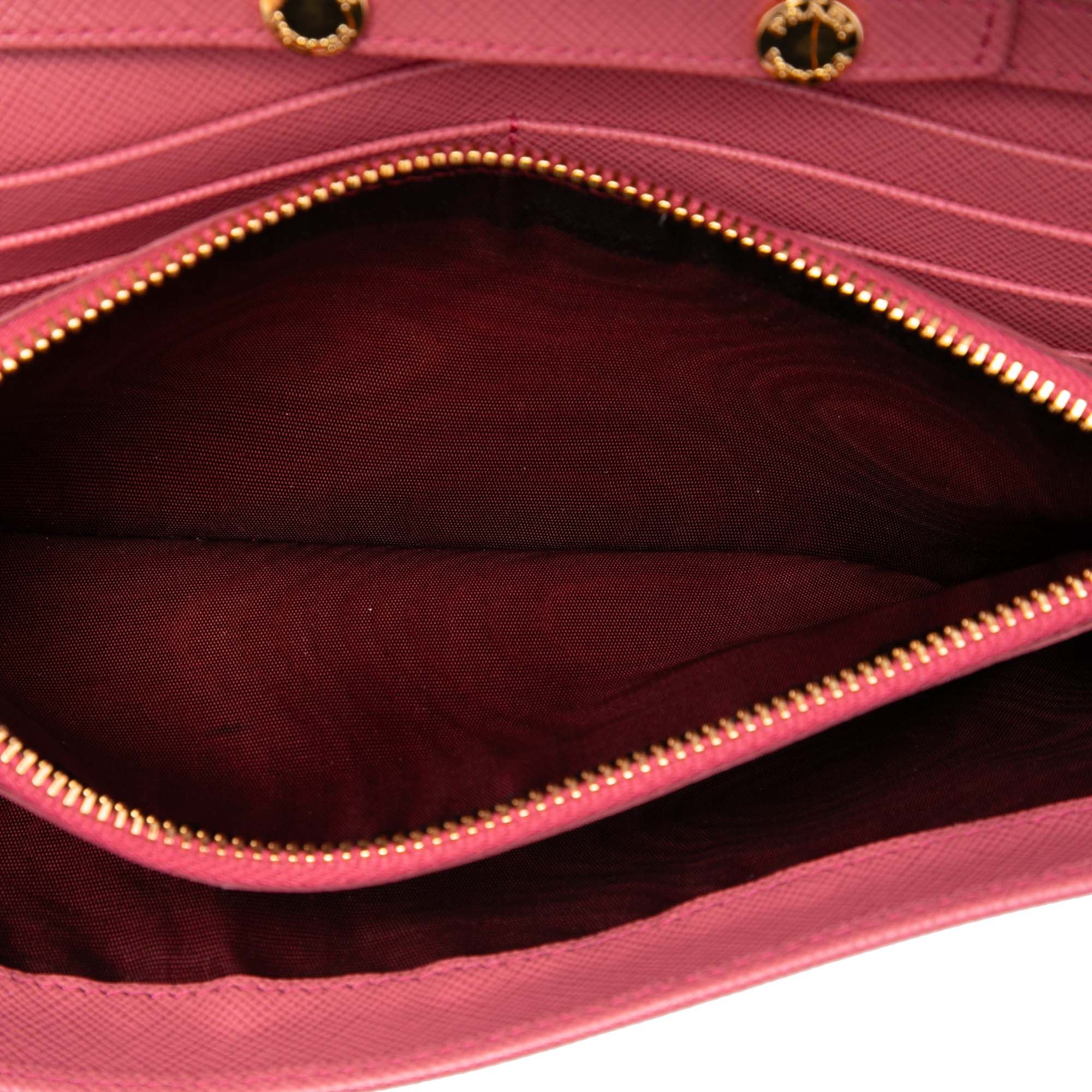 Prada Saffiano Wallet On Chain Size ONE SIZE - 4 Thumbnail