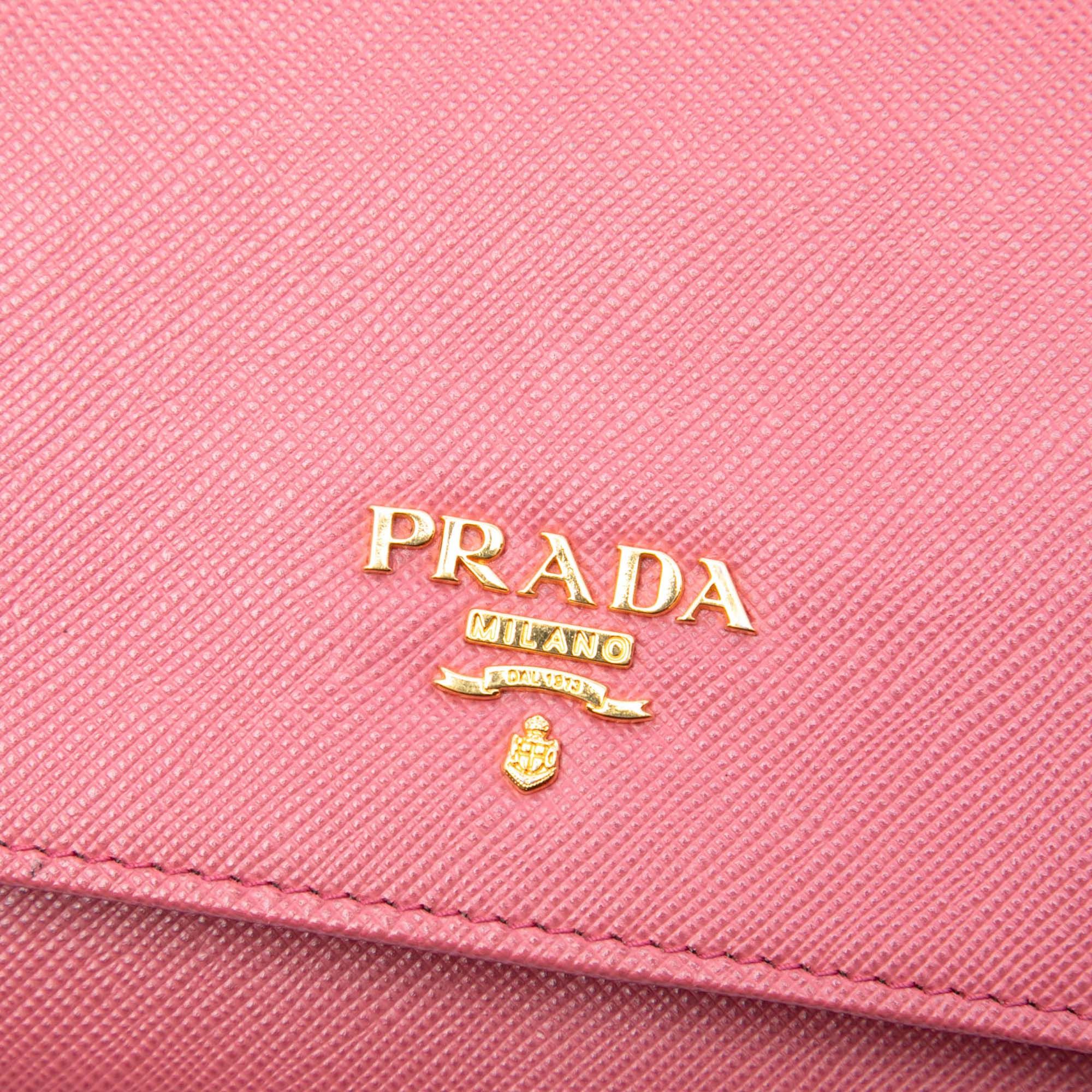 Prada Saffiano Wallet On Chain Size ONE SIZE - 5 Thumbnail