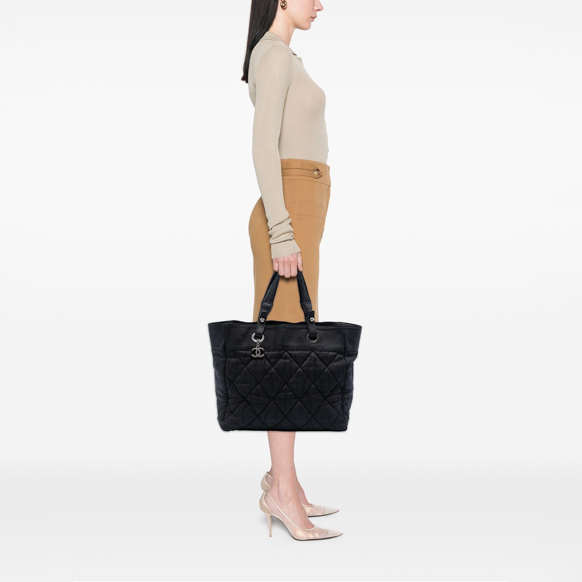 Chanel Medium Quilted Nylon Paris Biarritz Tote Size ONE SIZE - 5 Thumbnail