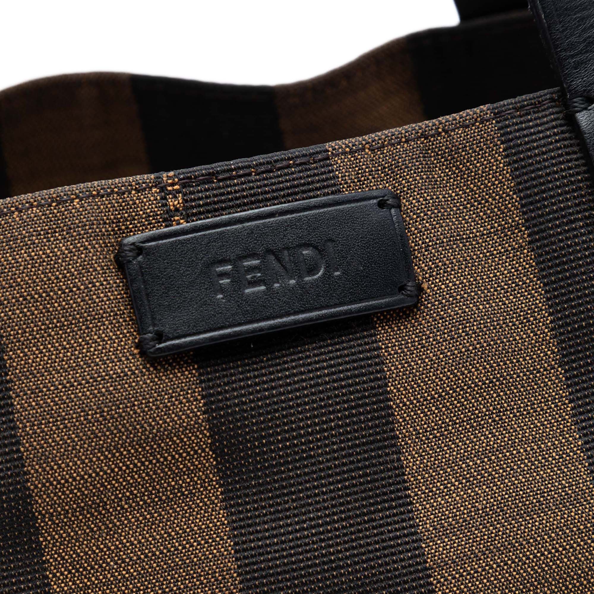 Fendi Pequin Canvas Simply Shopping Tote Size ONE SIZE - 5 Thumbnail