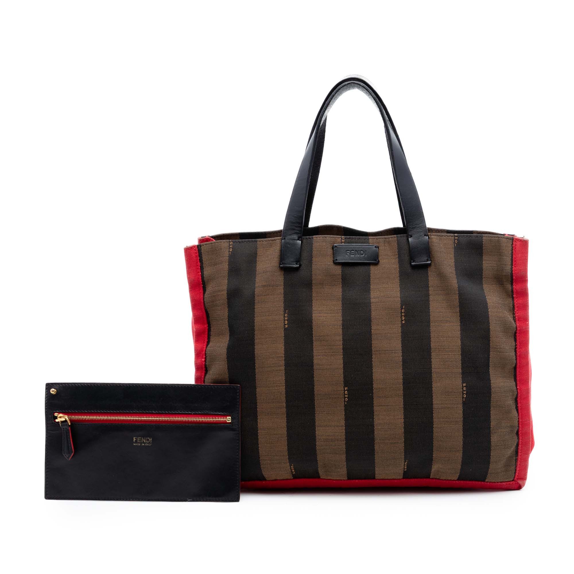 Fendi Pequin Canvas Simply Shopping Tote Size ONE SIZE - 7 Thumbnail