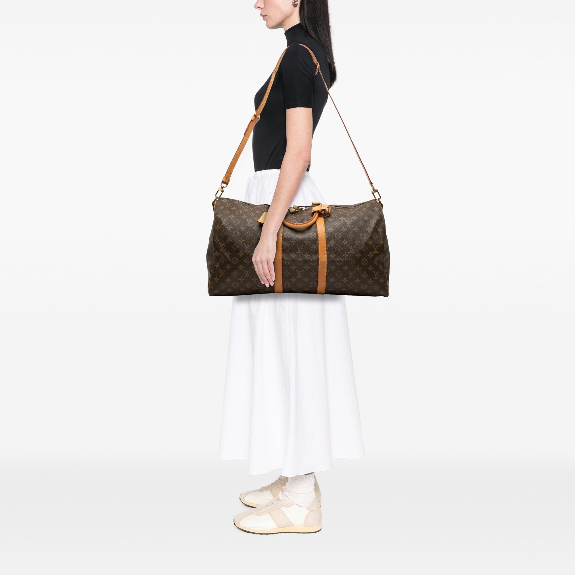 Louis Vuitton Monogram Keepall Bandouliere 55 Size ONE SIZE - 7 Thumbnail