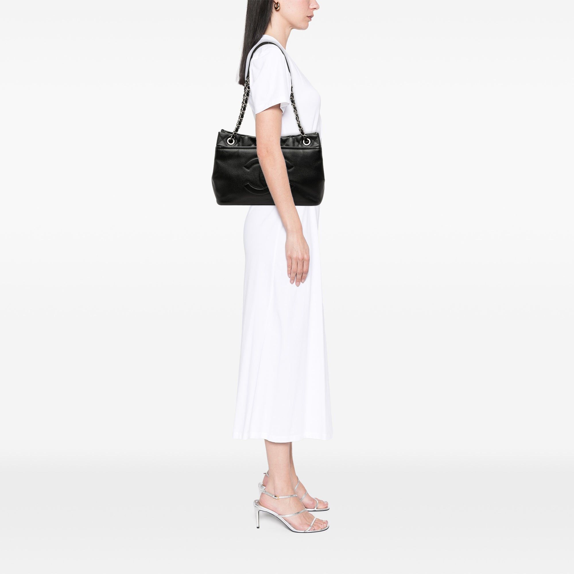 Chanel CC Caviar Timeless Soft Tote Size ONE SIZE - 7 Thumbnail