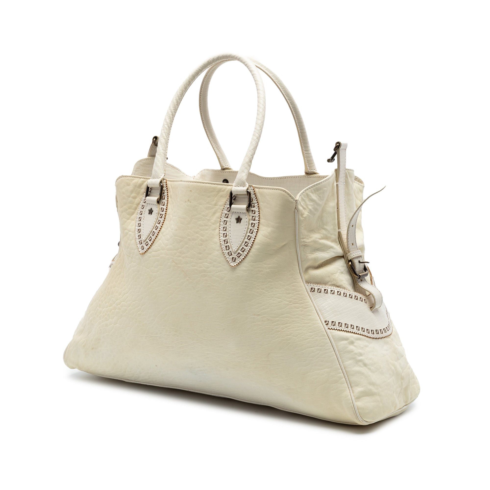 Fendi Large Leather Etniko Du Jour Handbag Size ONE SIZE - 2 Thumbnail