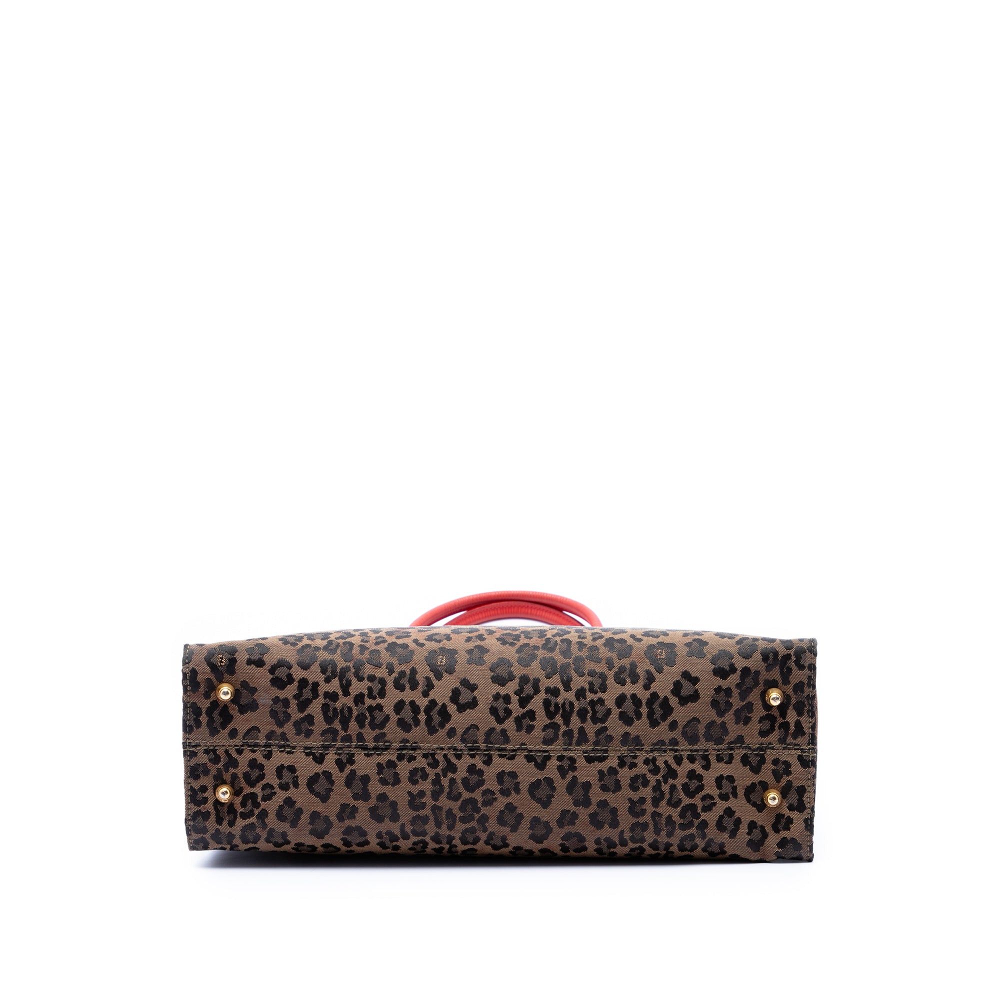 Fendi Leopard Print Canvas Tote Size ONE SIZE - 3 Thumbnail