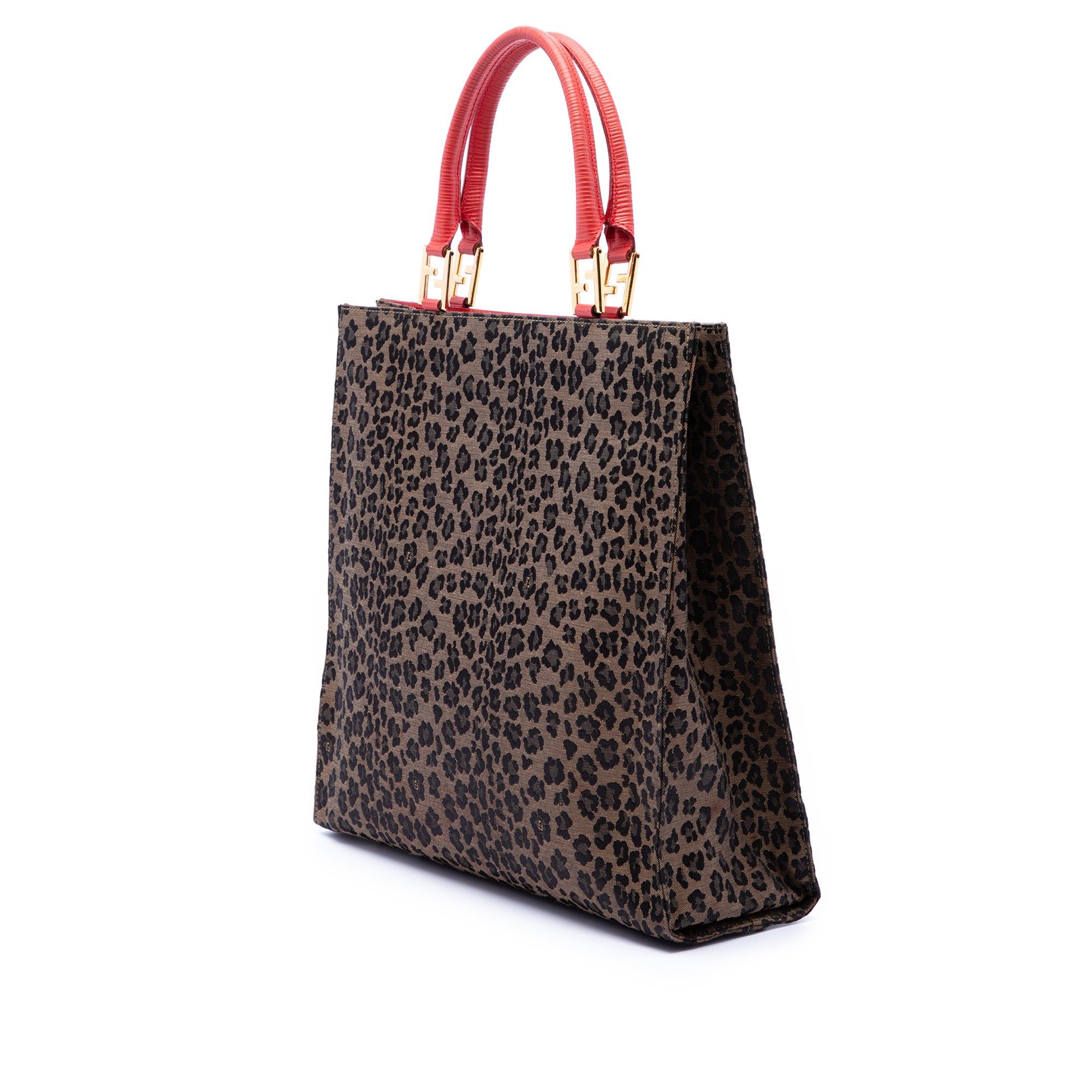 Fendi Leopard Print Canvas Tote Size ONE SIZE - 2 Thumbnail
