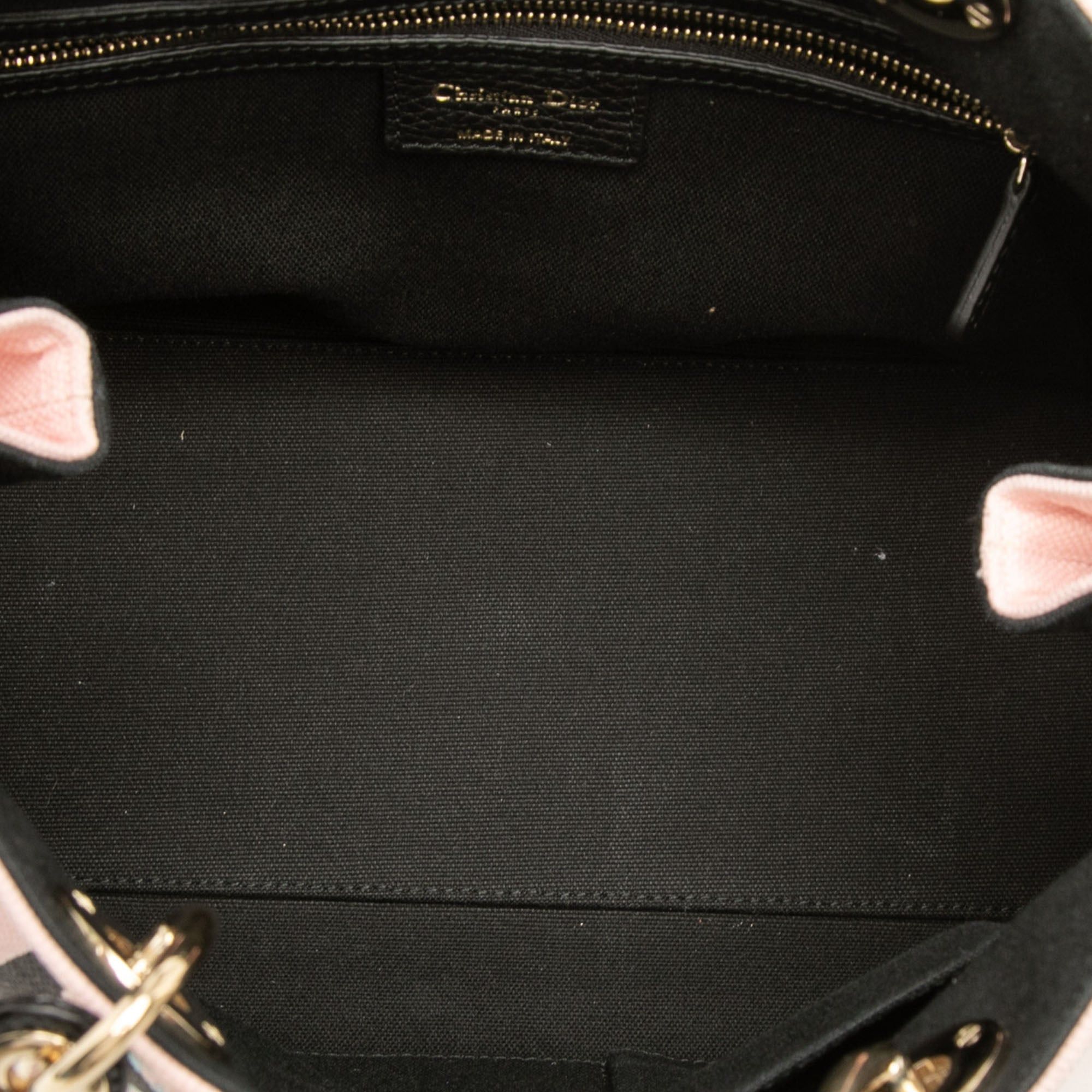 Dior Limited Edition Medium Canvas Floral Printed Diorissimo Satchel Size ONE SIZE - 4 Thumbnail