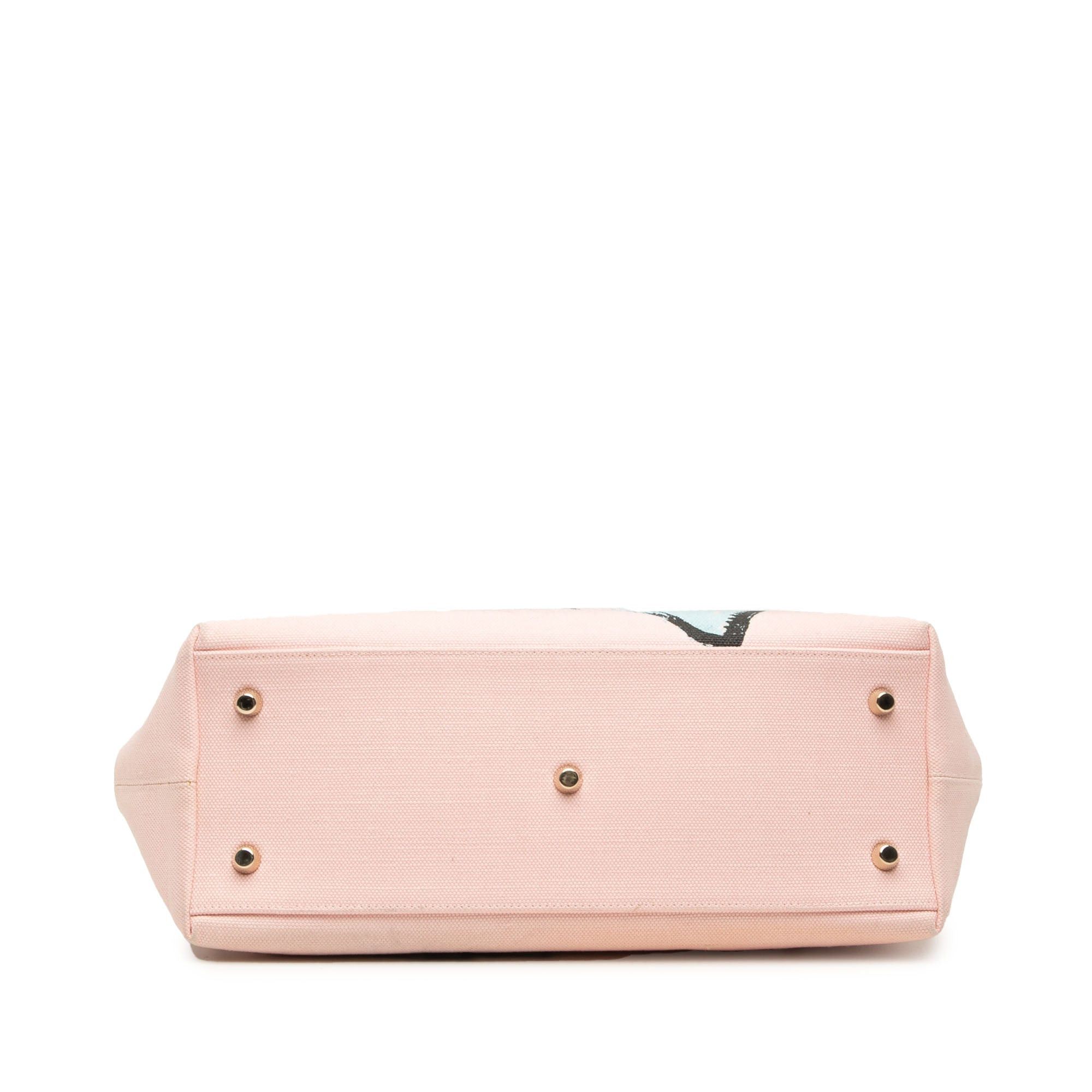 Dior Limited Edition Medium Canvas Floral Printed Diorissimo Satchel Size ONE SIZE - 3 Thumbnail