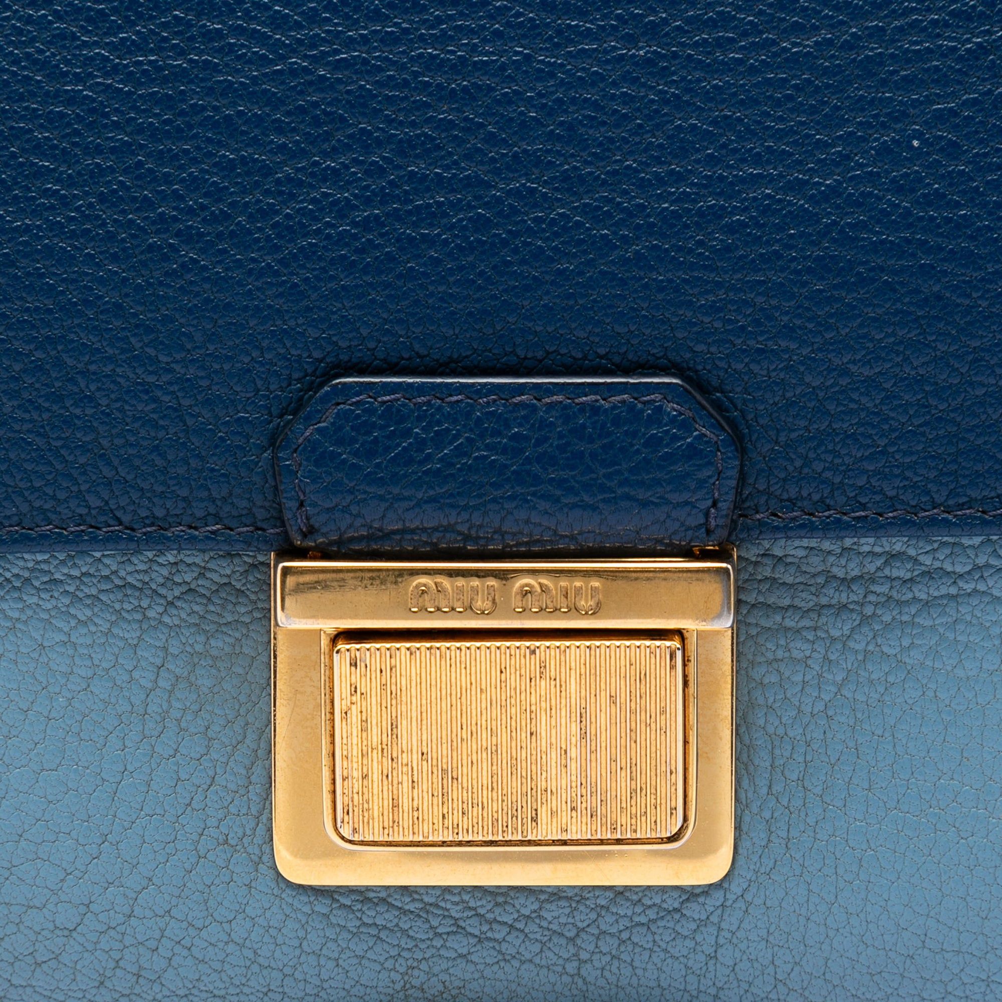 Miu Miu Bicolor Goatskin Madras Wallet on Chain Size ONE SIZE - 5 Thumbnail