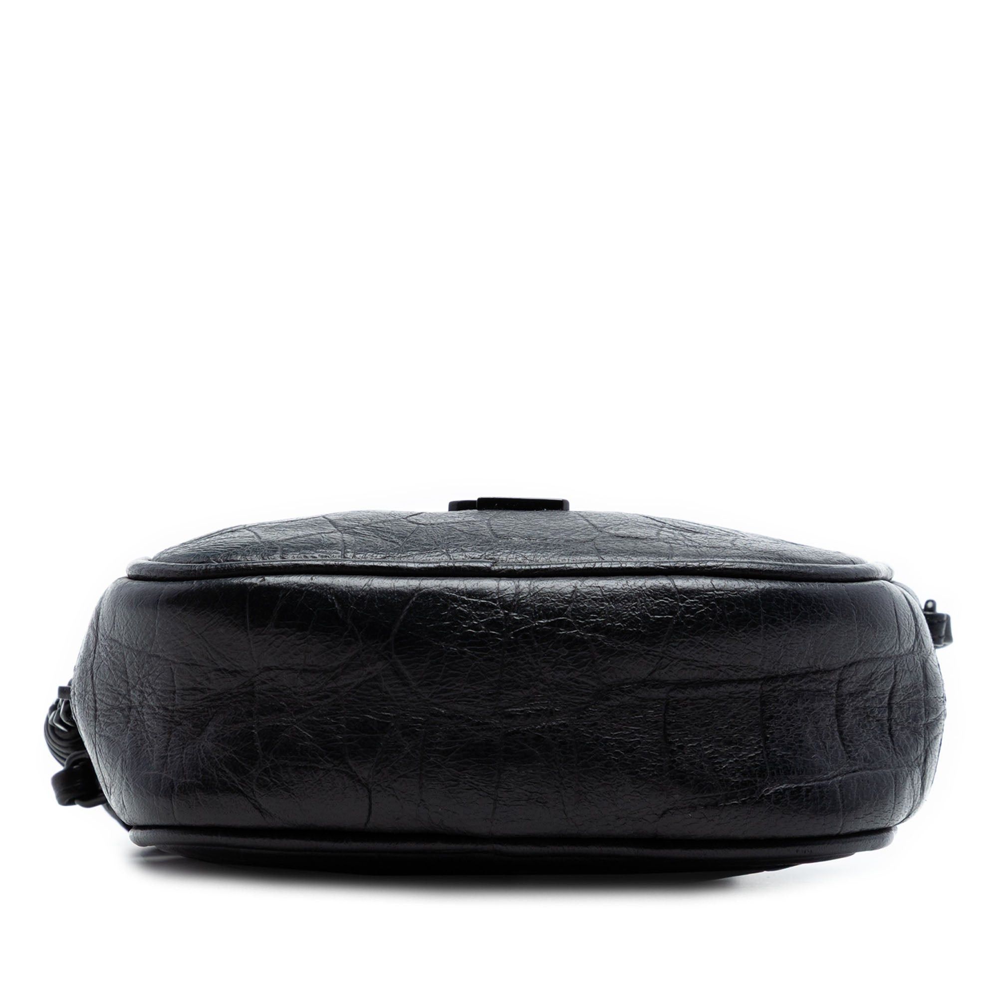 Saint Laurent Paris Mini Croc Embossed Leather Blogger Camera Bag Size ONE SIZE - 3 Thumbnail