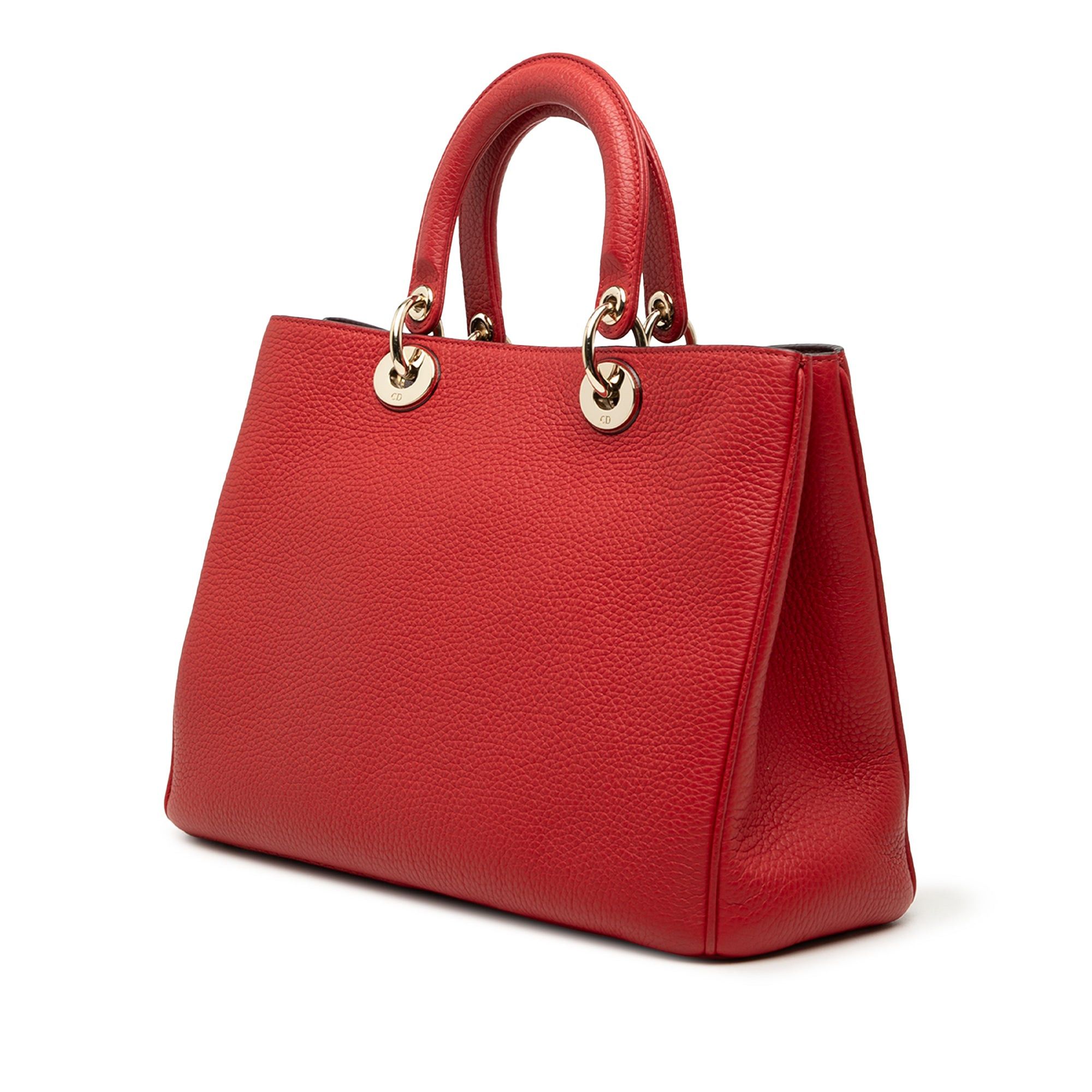 Dior Medium Pebbled Calfskin Diorissimo Satchel Size ONE SIZE - 2 Thumbnail
