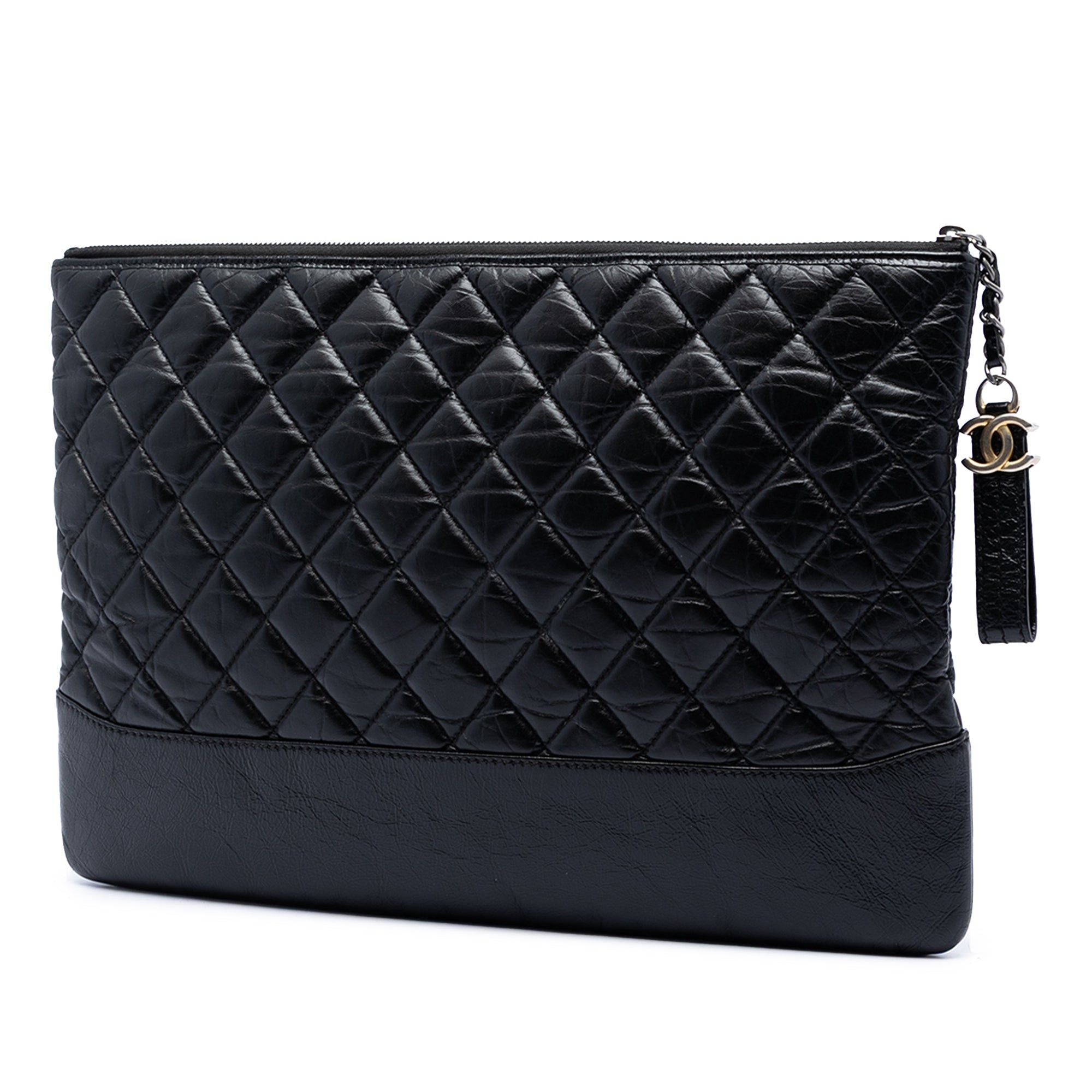 Chanel Large Aged Calfskin Gabrielle O Case Clutch Size ONE SIZE - 2 Thumbnail