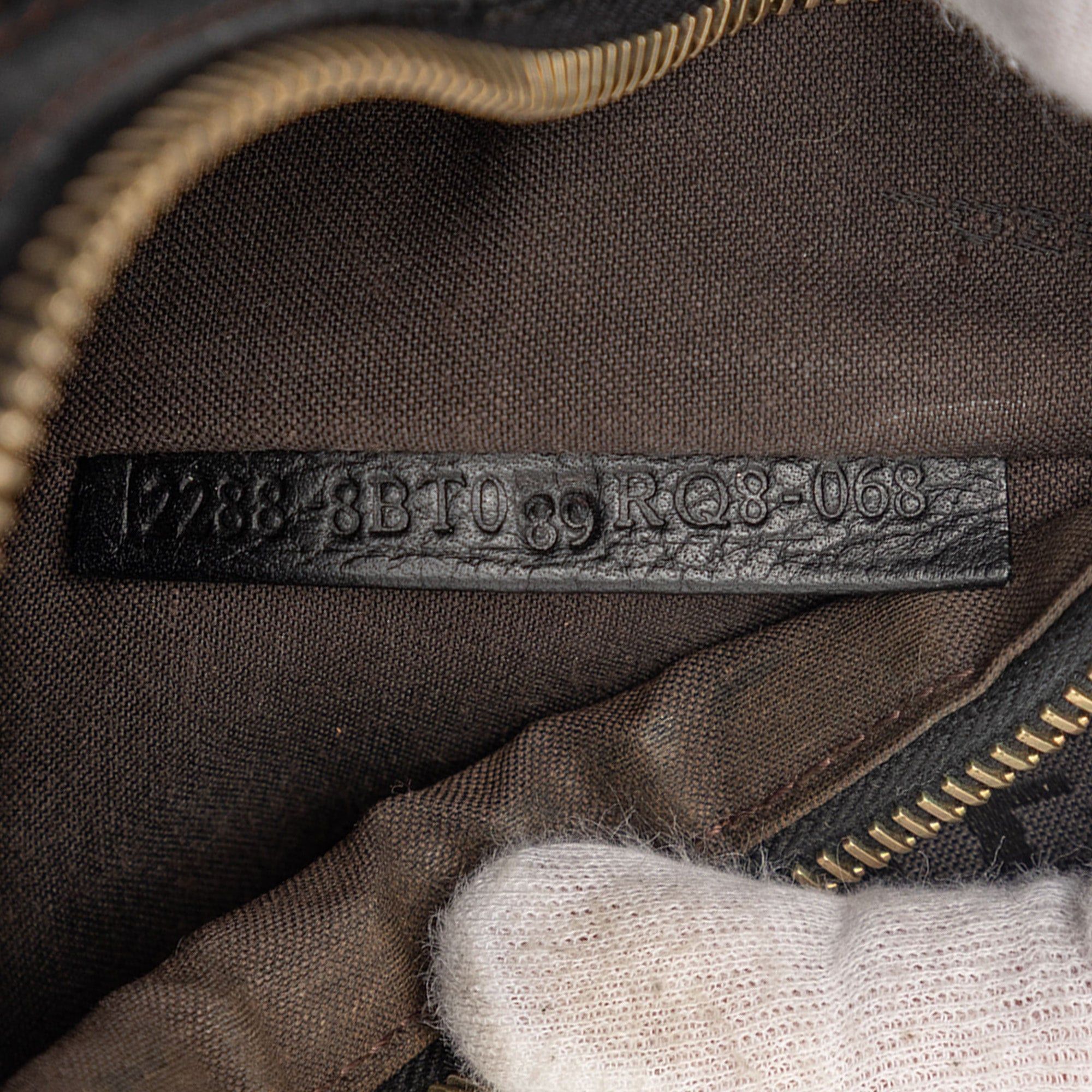 Fendi Small Zucchino Canvas F Charm Crossbody Size ONE SIZE - 6 Thumbnail